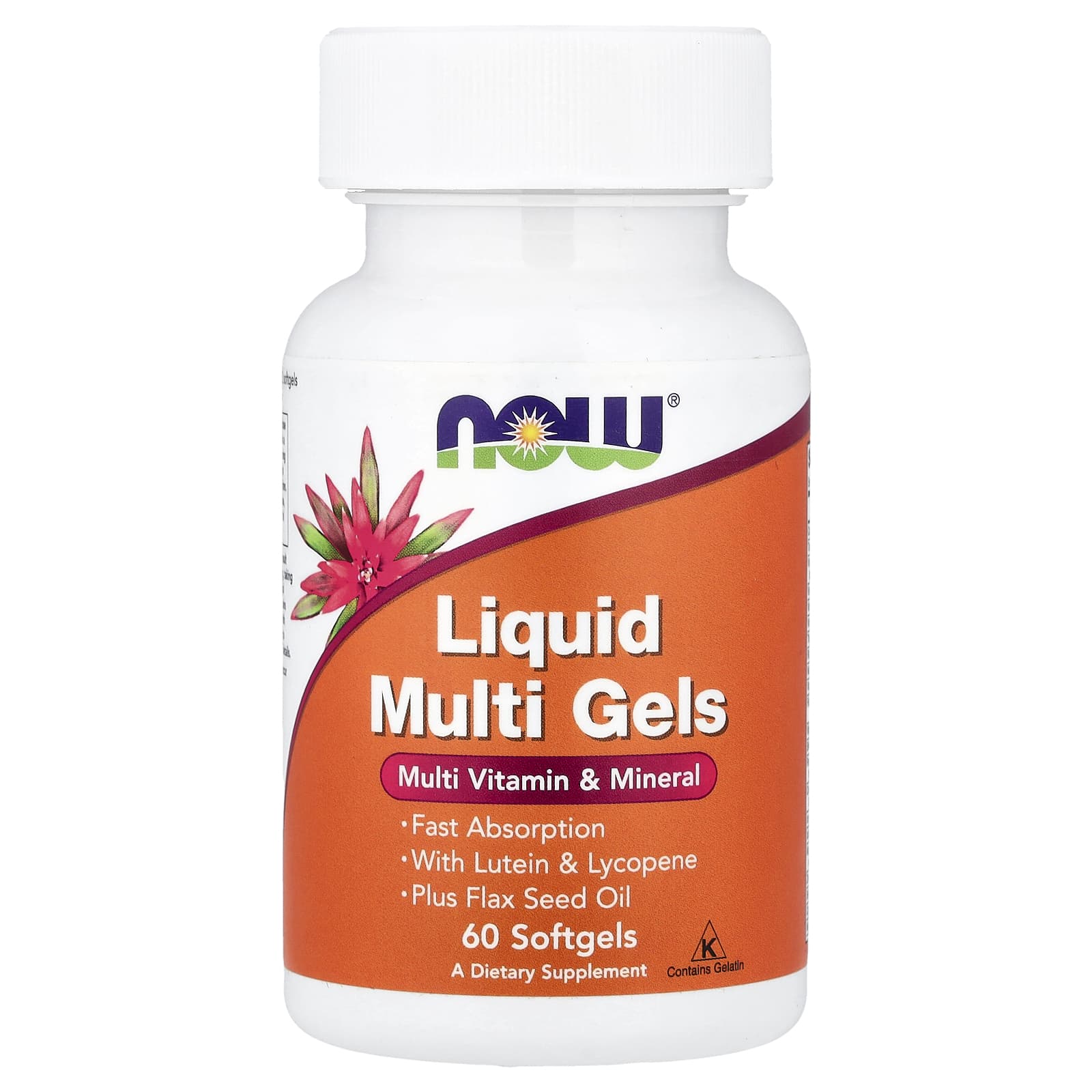NOW Foods Liquid Multi Gels – 60 capsules molles — Tunisie