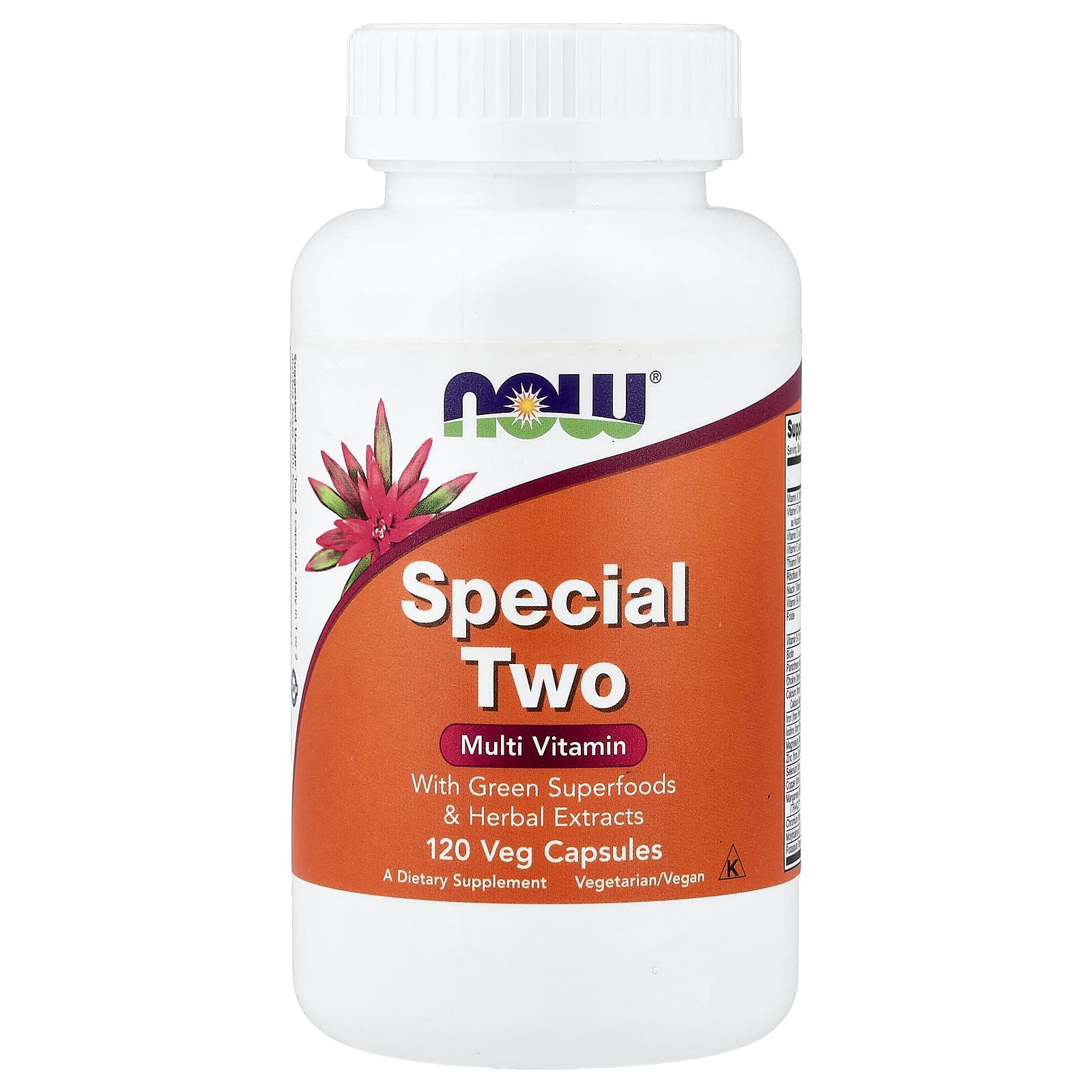 NOW Foods Special Two, Multi Vitamin – 120 gélules végétales — Tunisie