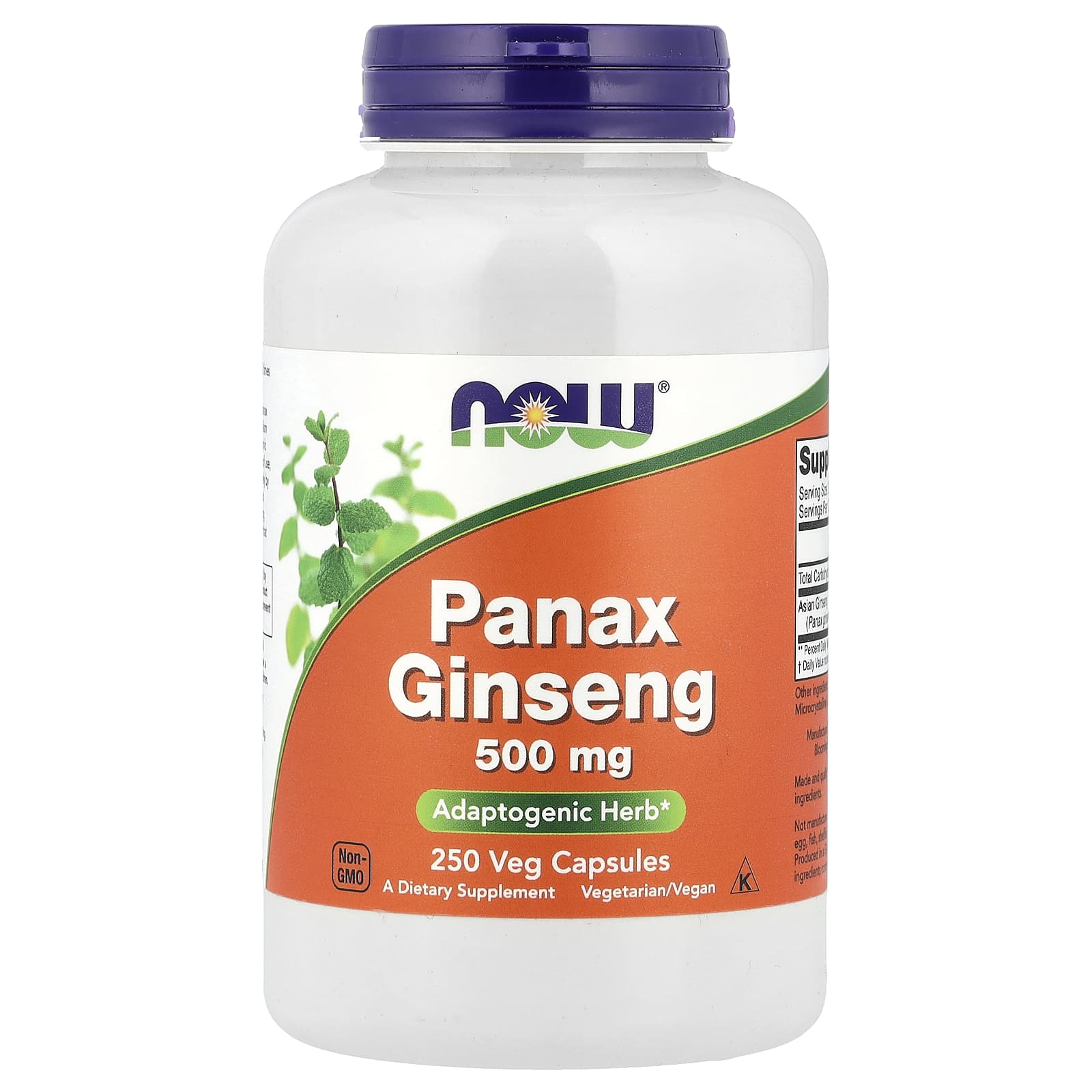 NOW Foods Panax Ginseng – 250 gélules végétales — Tunisie