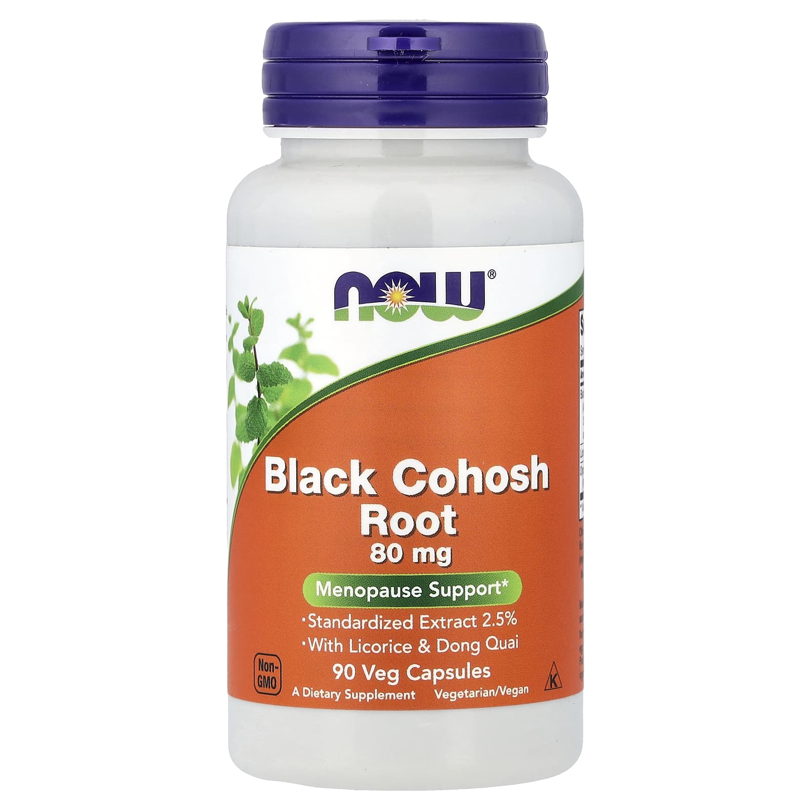 NOW Foods Black Cohosh Root – 90 gélules végétales — Tunisie