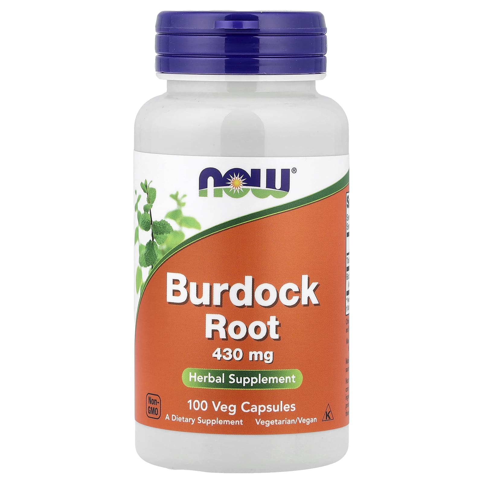 NOW Foods Burdock Root – 100 gélules végétales — Tunisie