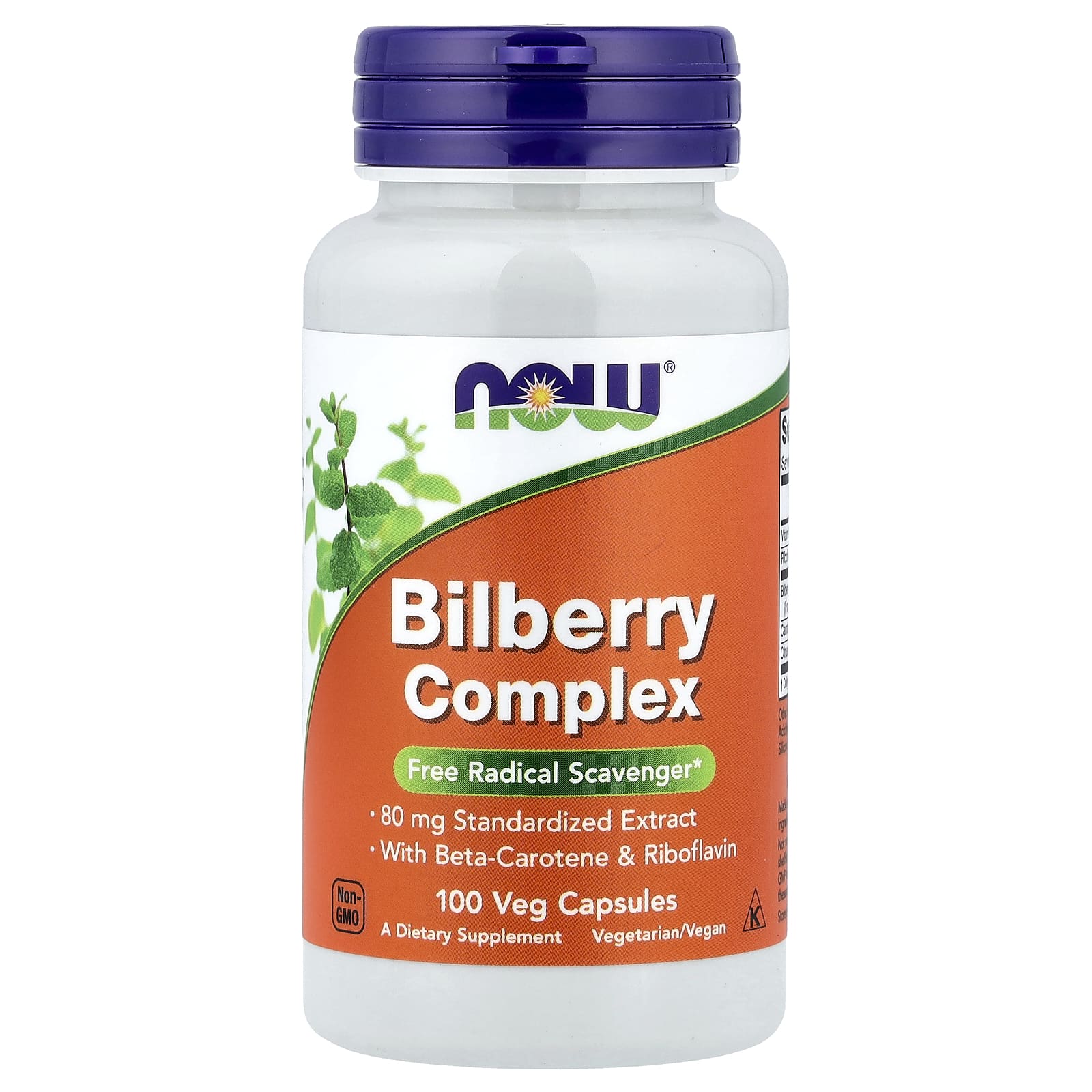 NOW Foods Bilberry Complex – Bilberry Complex – 100 gélules végétales — Tunisie
