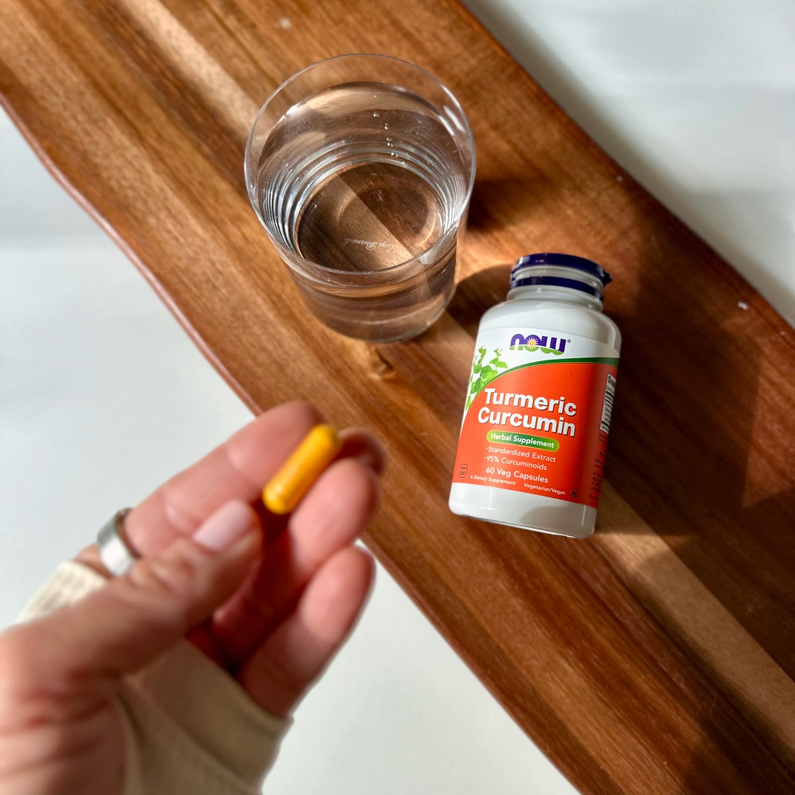 NOW Foods Turmeric Curcumin – 60 gélules végétales — étiquette 6