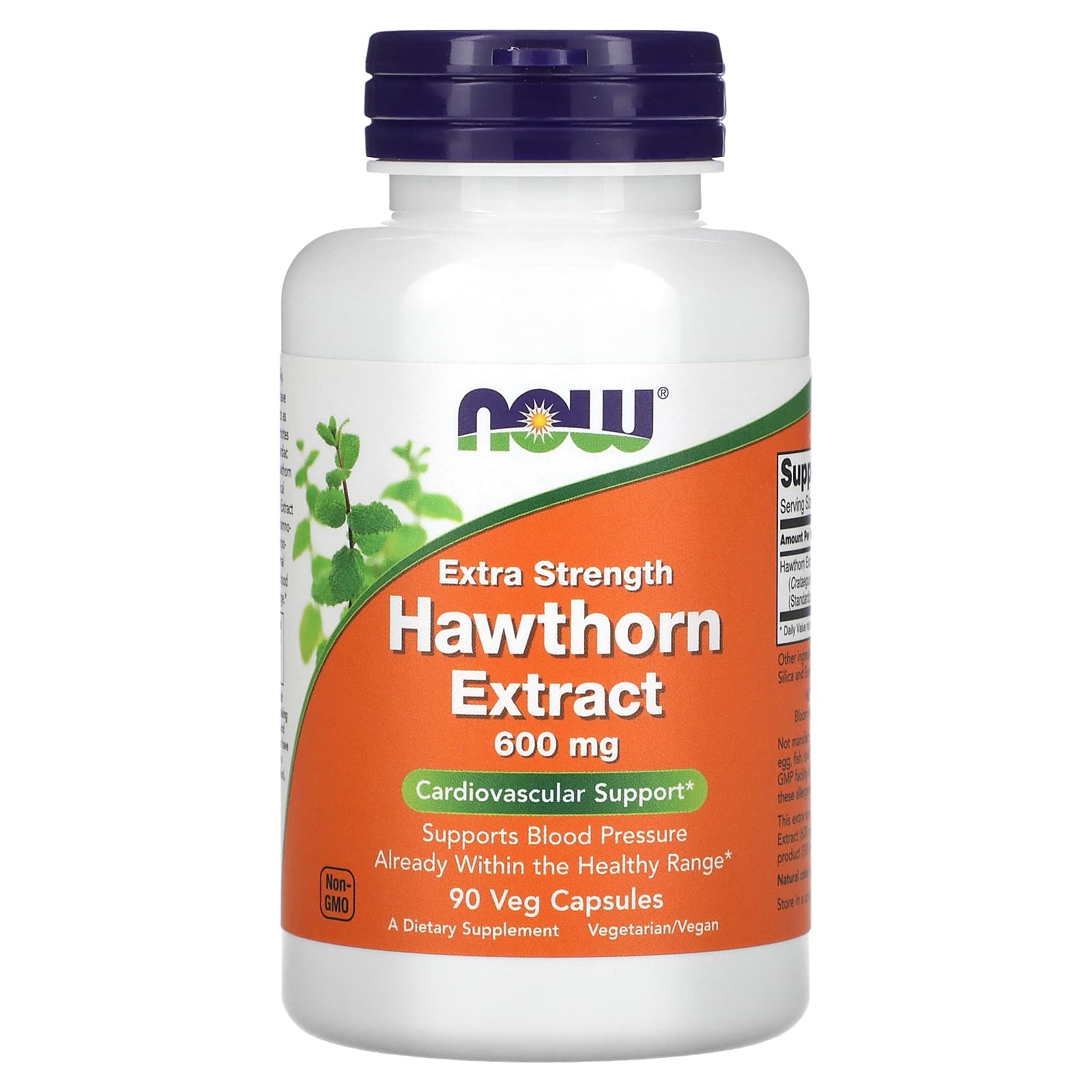 NOW Foods Hawthorn Extract – 90 gélules végétales — Tunisie