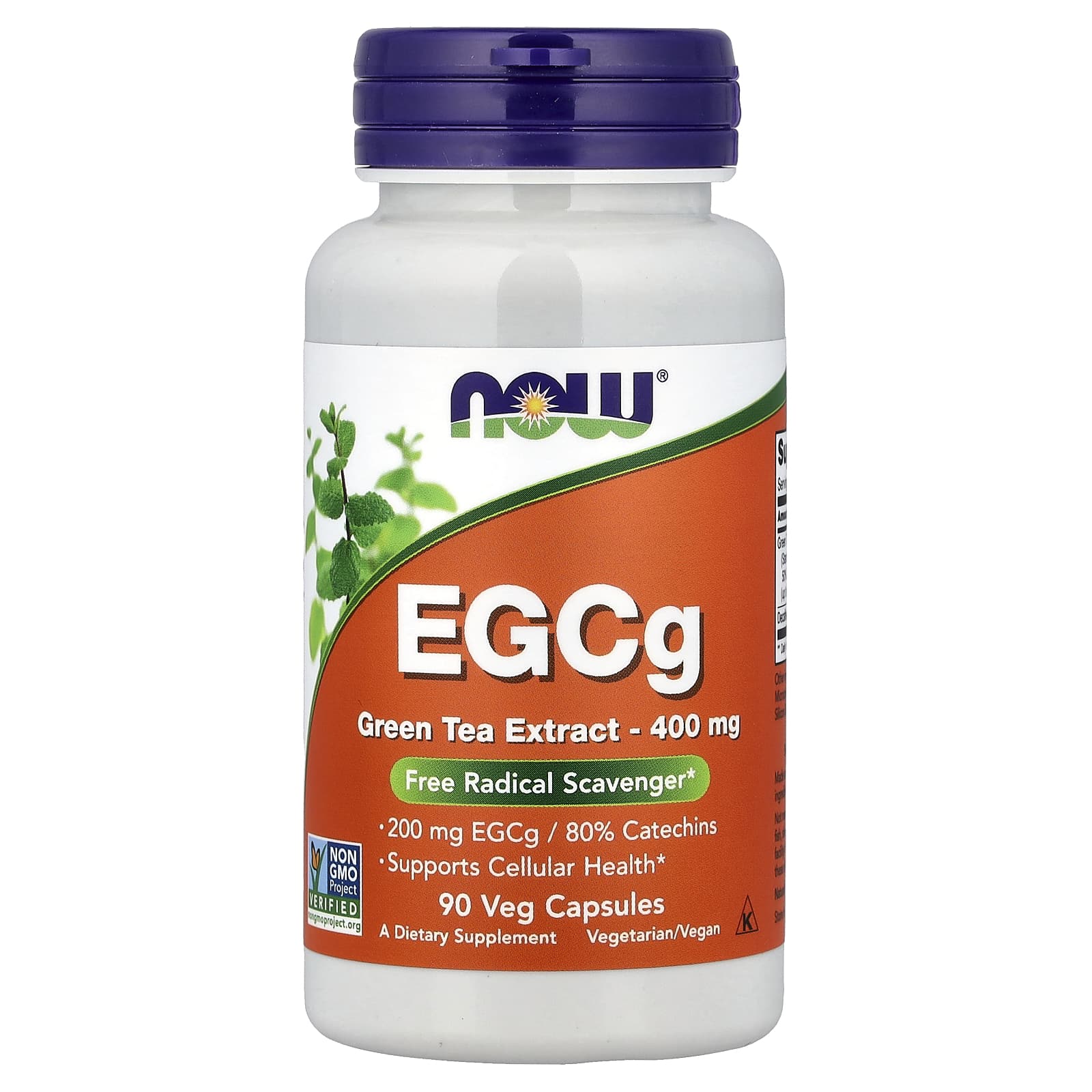 NOW Foods EGCg, Green Tea Extract – 90 gélules végétales — Tunisie
