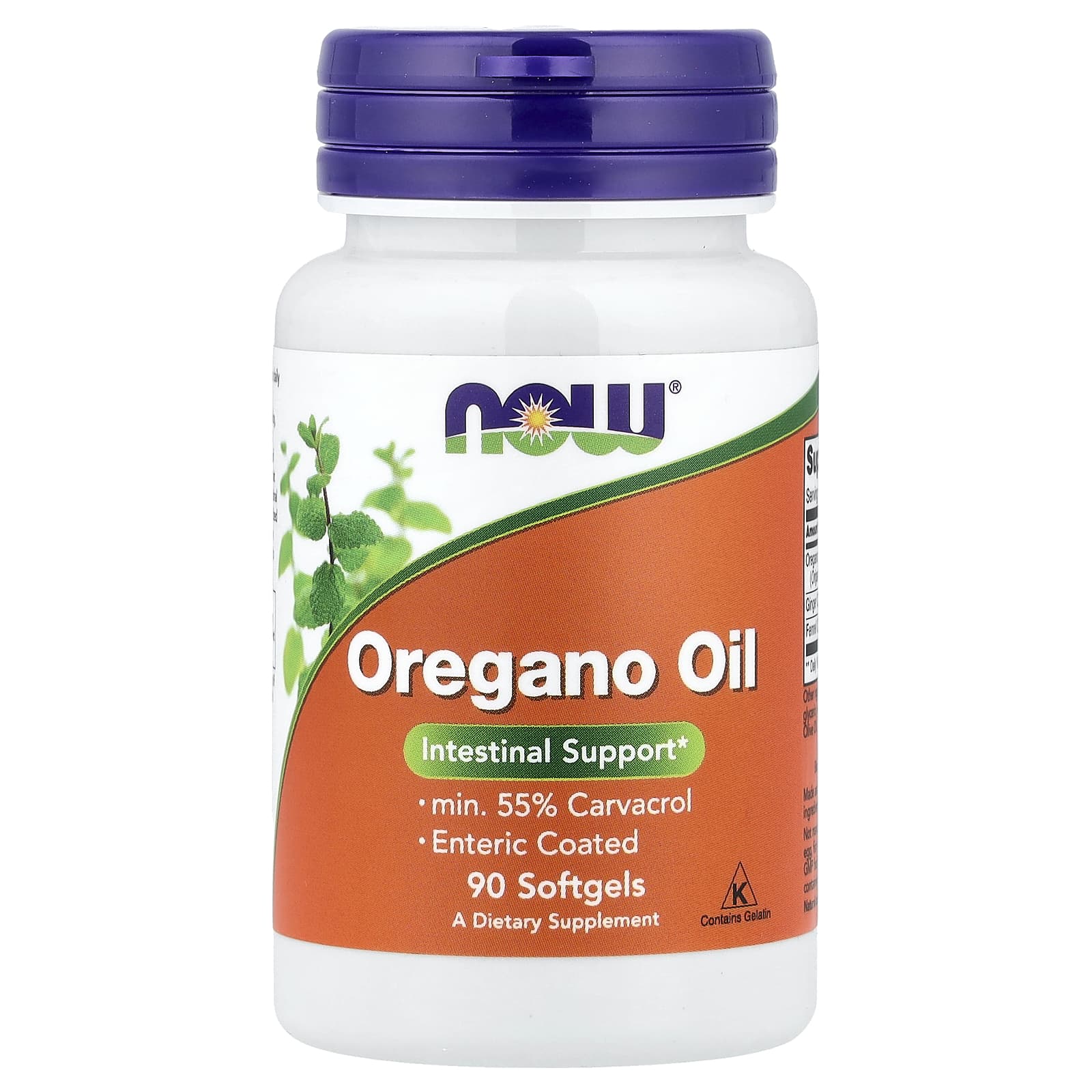 NOW Foods Oregano Oil – 90 capsules molles — Tunisie