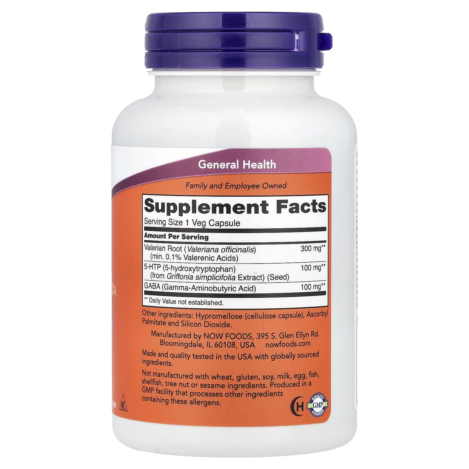 NOW Foods Sleep – 90 gélules végétales — photo 2 sur 2