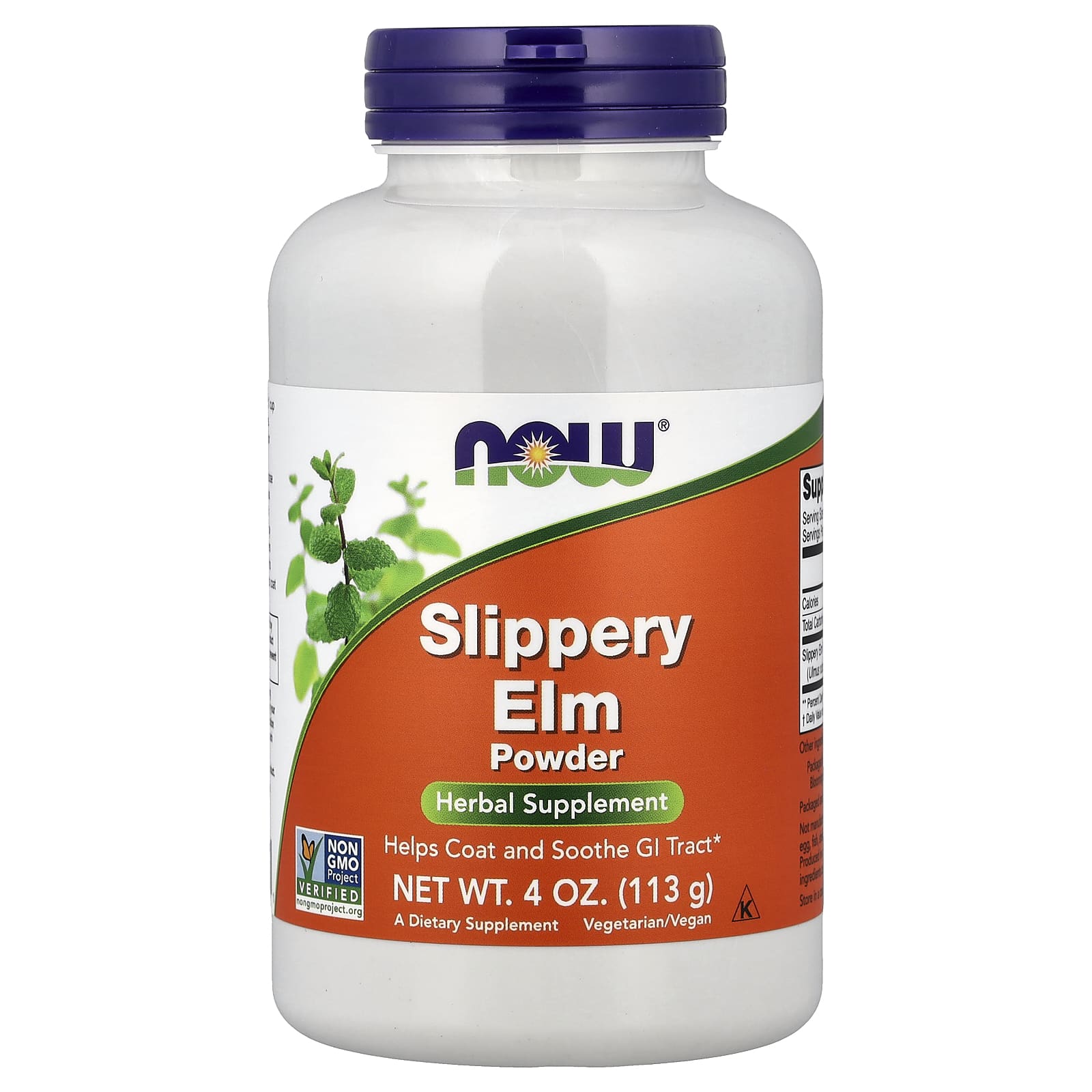 NOW Foods Slippery Elm Powder – 113 g — Tunisie
