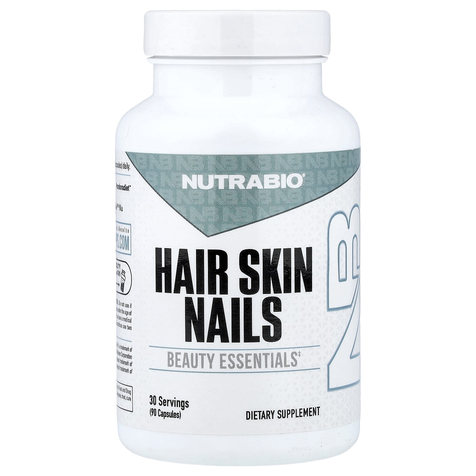 NutraBio Hair Skin Nails – 90 gélules — Tunisie