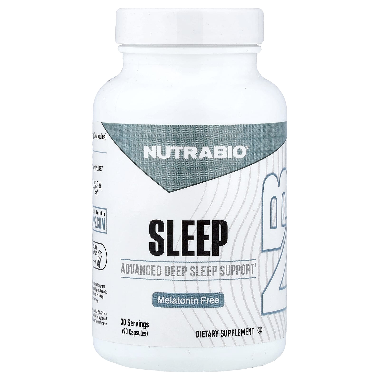 NutraBio Sleep, Melatonin Free – 90 gélules — Tunisie