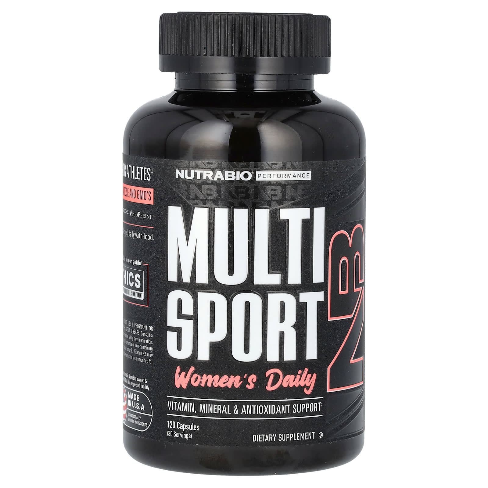 NutraBio MultiSport Women's Daily – 120 gélules — Tunisie
