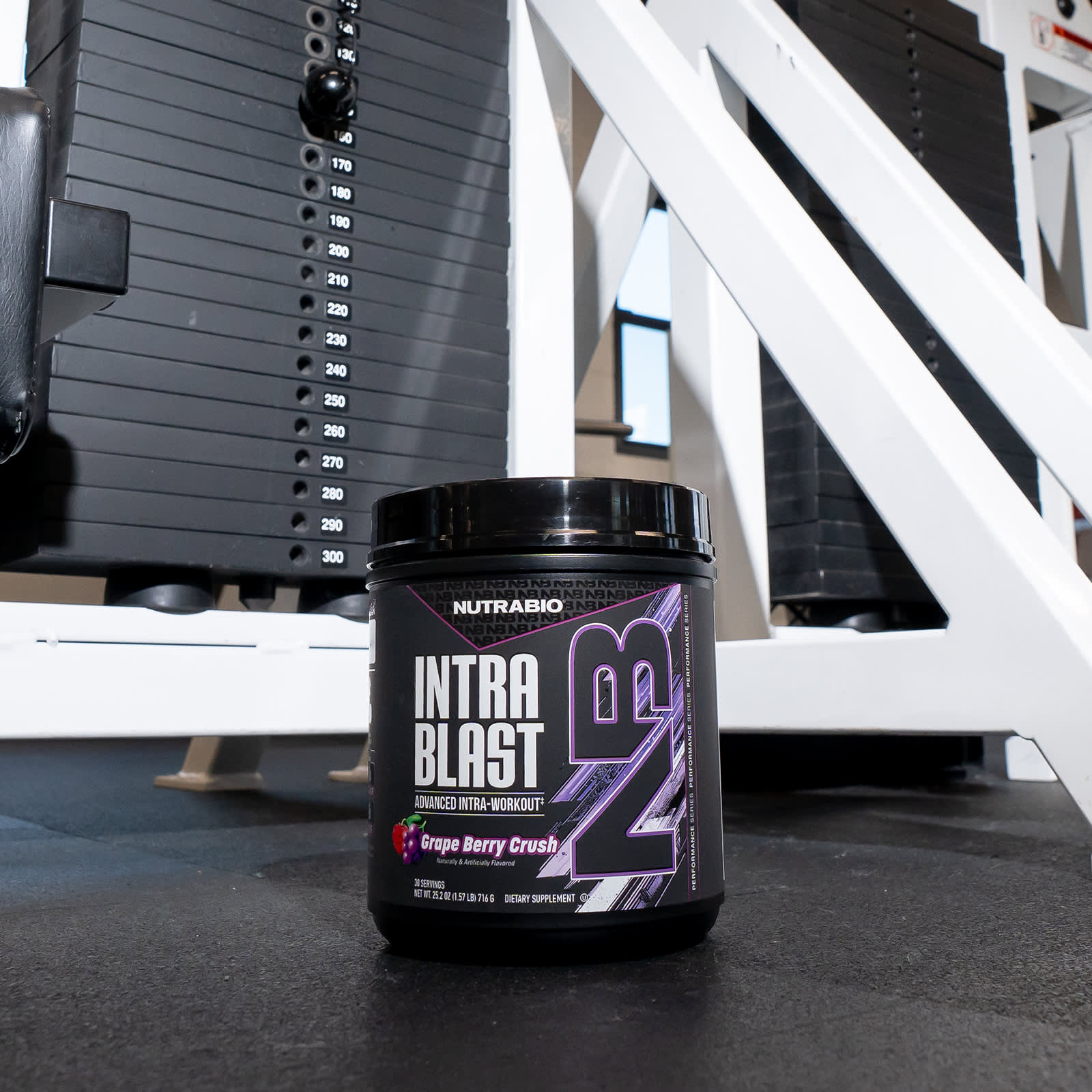 NutraBio Intra Blast, Advanced Intra-Workout – Grape Berry Crush – 716 g — étiquette 4