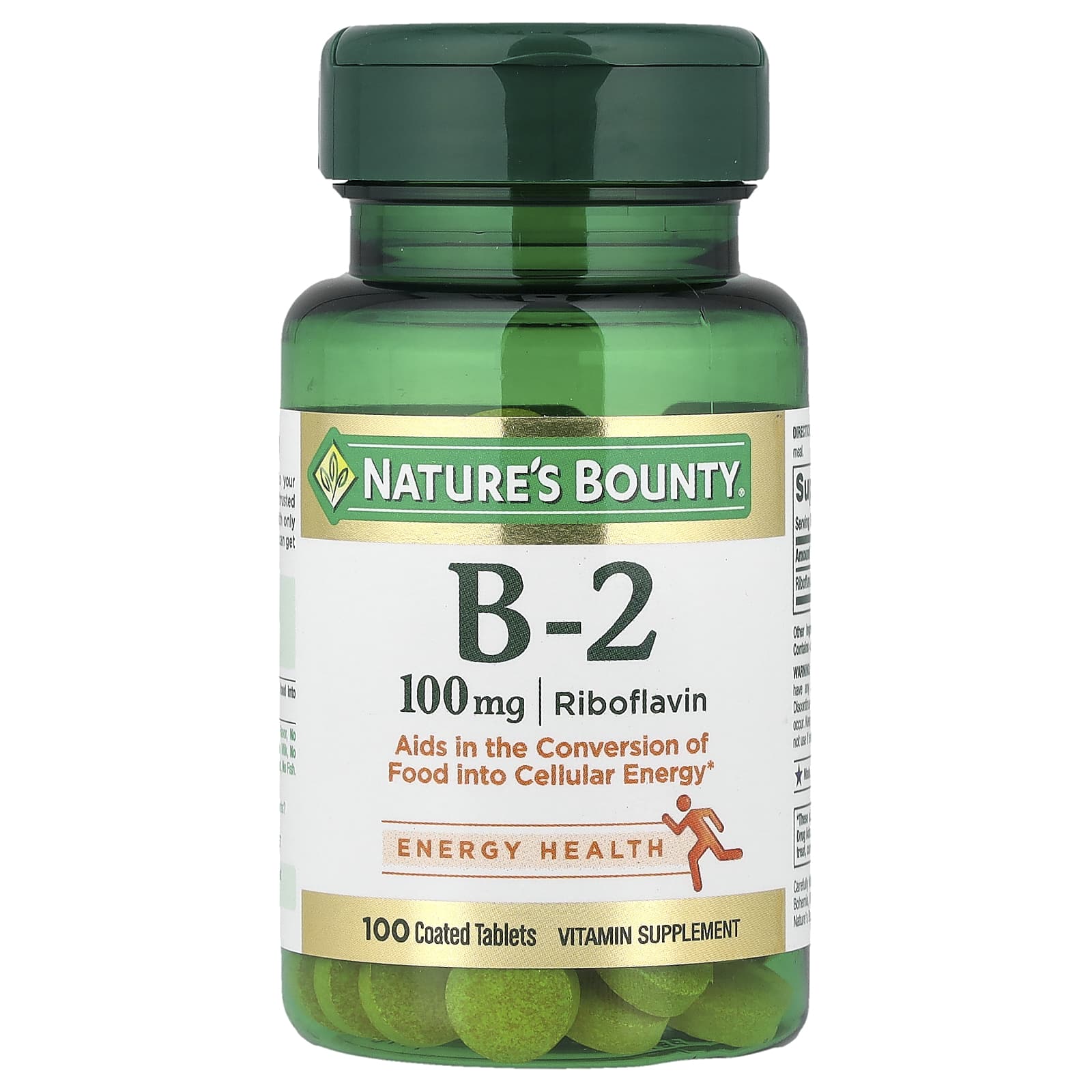 Nature's Bounty Vitamin B-2 – 100 mg — Tunisie