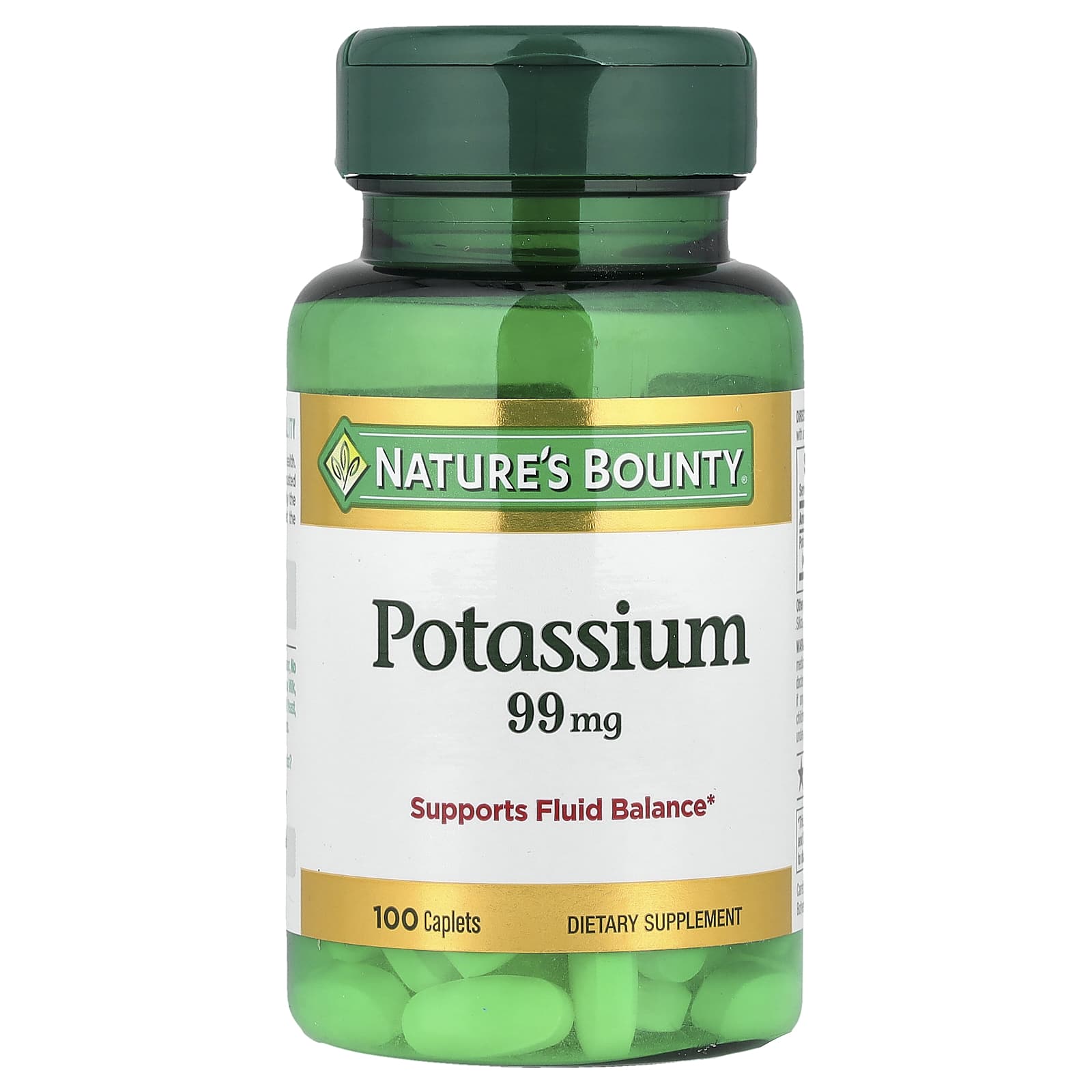 Nature's Bounty Potassium – 99 mg — Tunisie