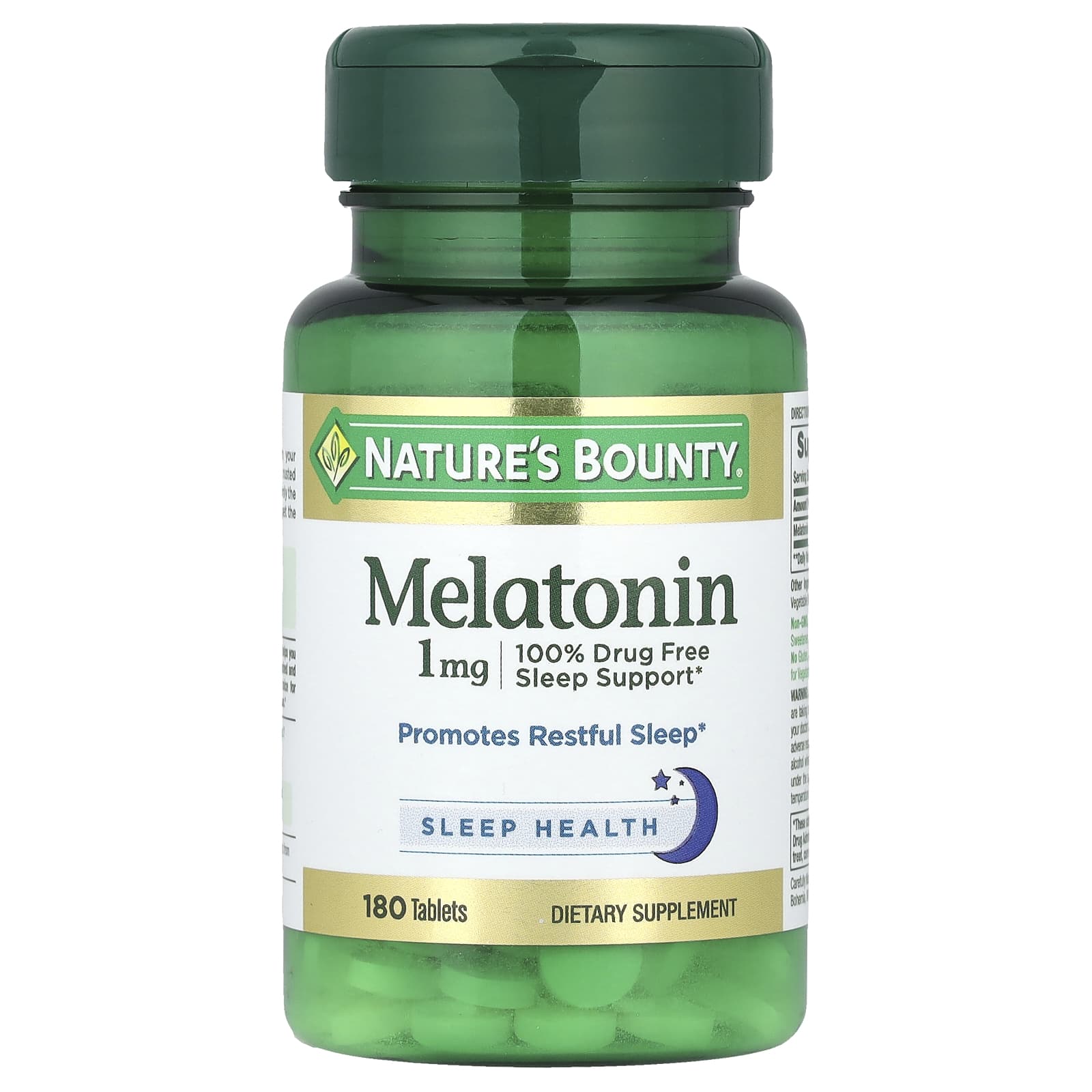 Nature's Bounty Melatonin – 180 comprimés — Tunisie