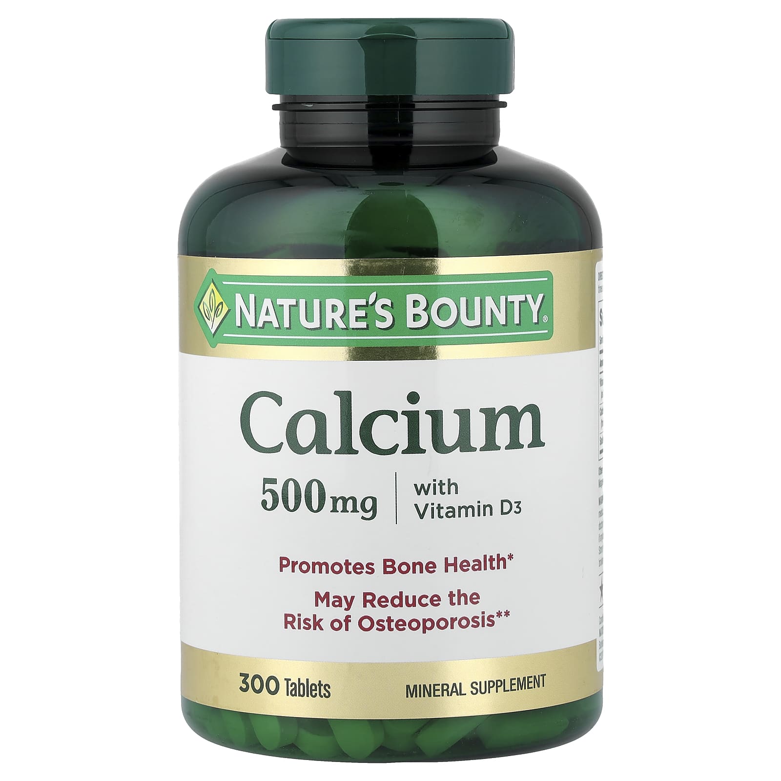 Nature's Bounty Calcium with Vitamin D3 – 300 comprimés — Tunisie
