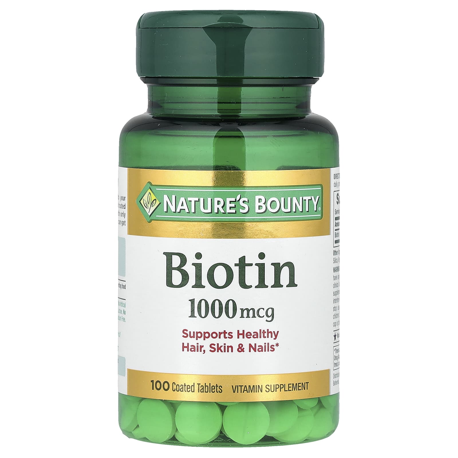 Nature's Bounty Biotin – 1000 µg — Tunisie