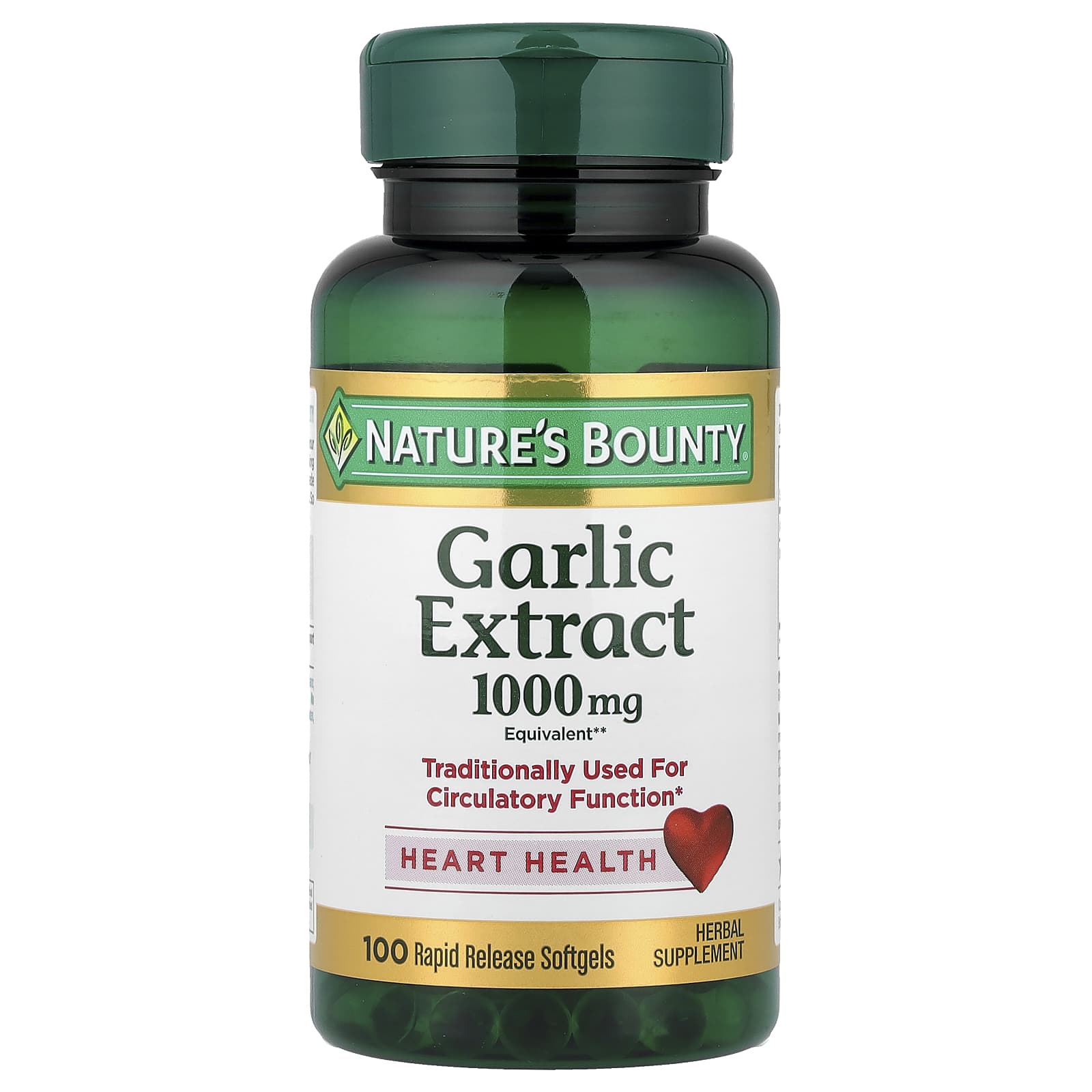Nature's Bounty Garlic Extract – 1000 mg — Tunisie