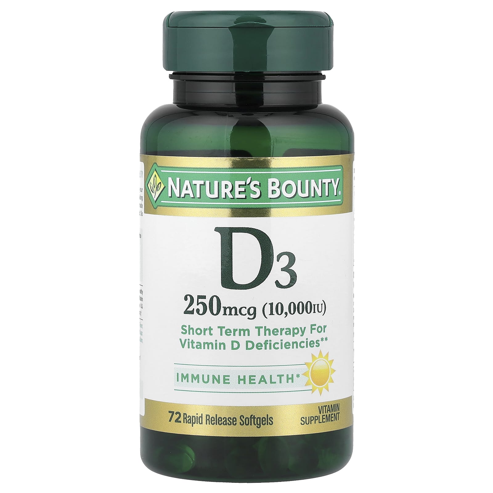 Nature's Bounty Vitamin D3 – 250 µg — Tunisie