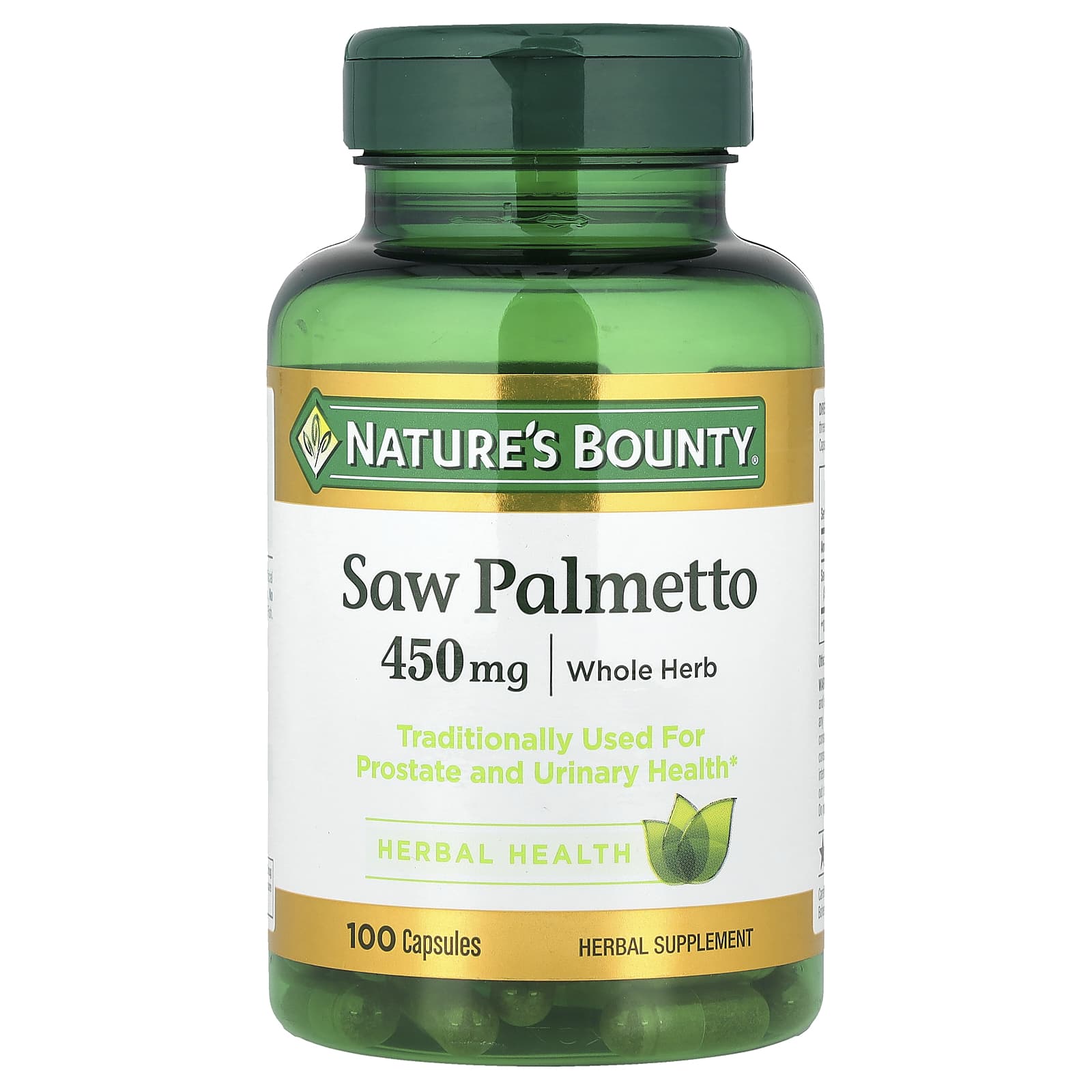 Nature's Bounty Saw Palmetto – 100 gélules — Tunisie