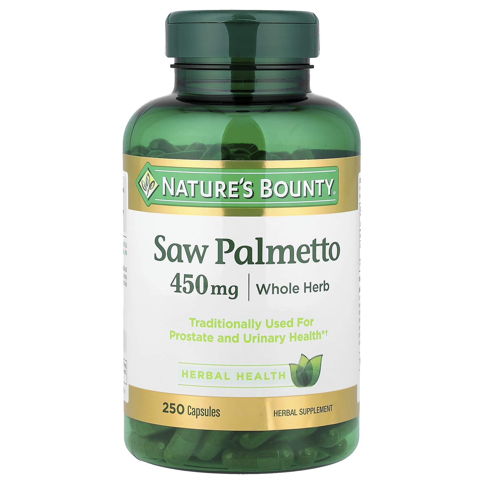 Nature's Bounty Saw Palmetto – 250 gélules — Tunisie