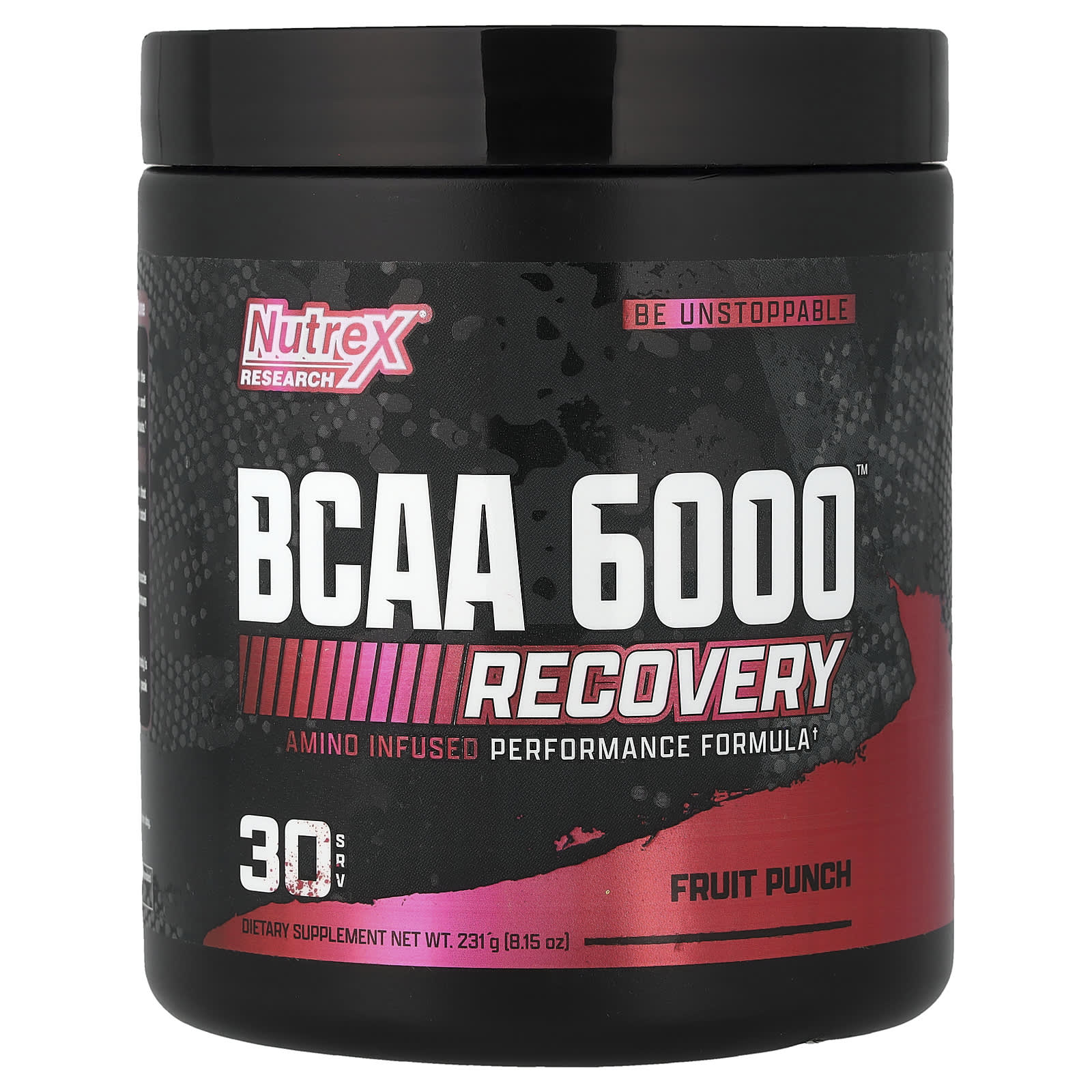 Nutrex Research BCAA 6000 Recovery – Fruit Punch – 231 g — Tunisie