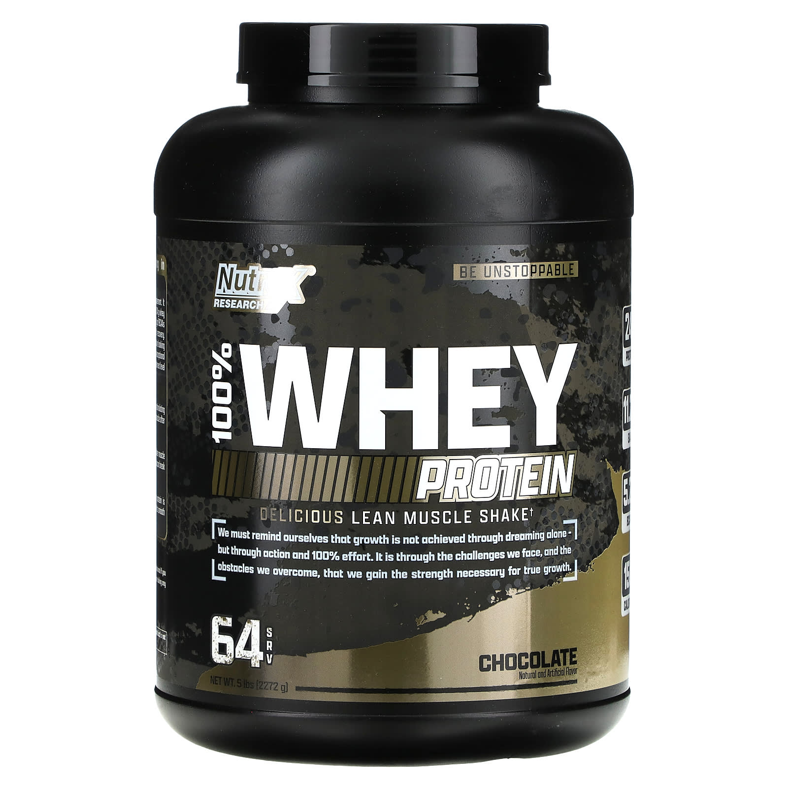 Nutrex Research 100% Premium Whey Protein – Chocolate – 2272 g — Tunisie