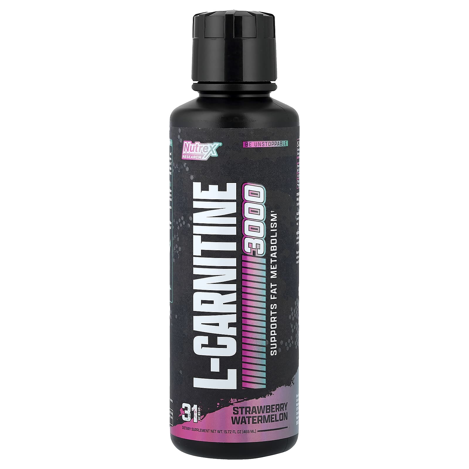 Nutrex Research L-Carnitine 3000 – Strawberry Watermelon – 465 ml — Tunisie