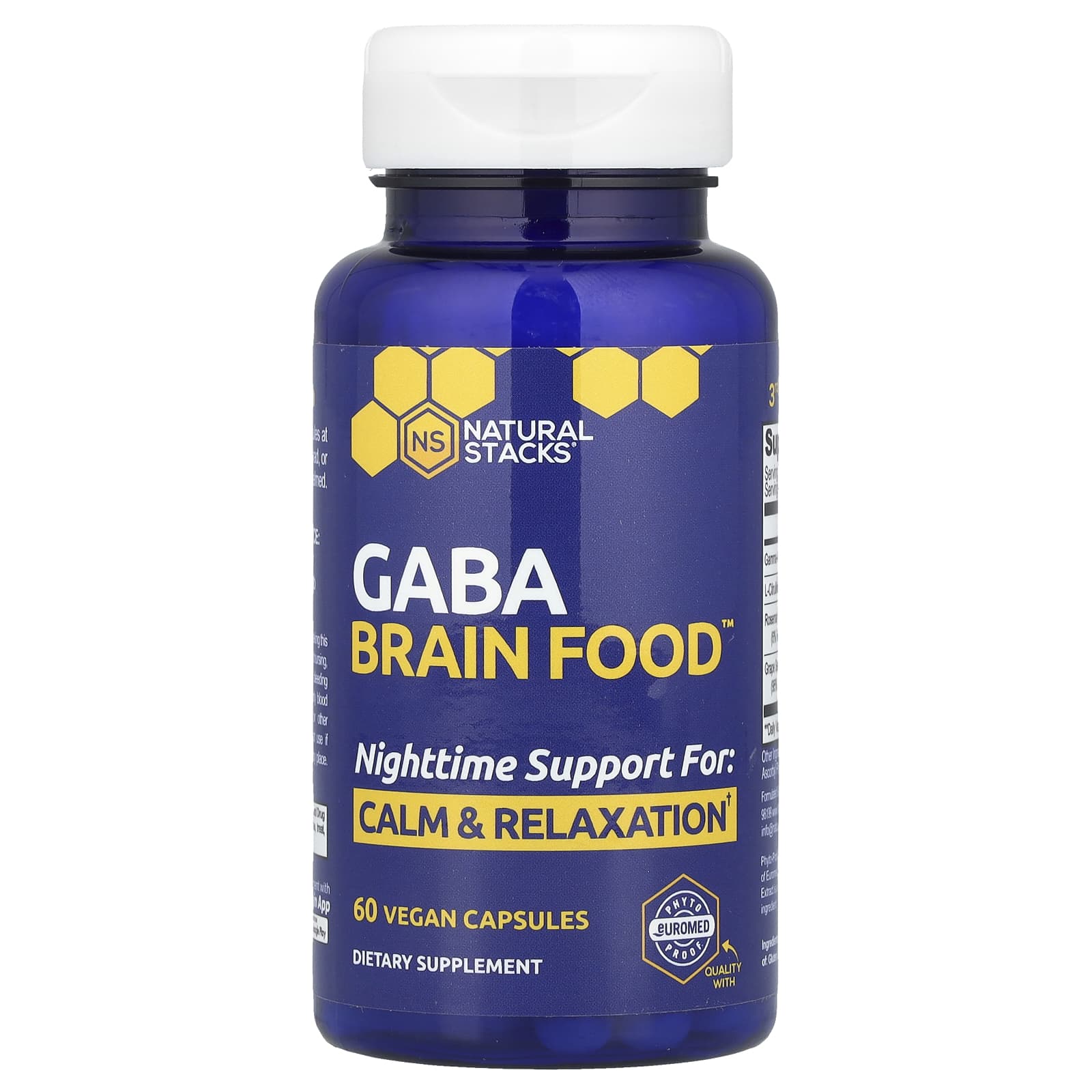 Natural Stacks Gaba Brain Food – 60 gélules véganes — Tunisie