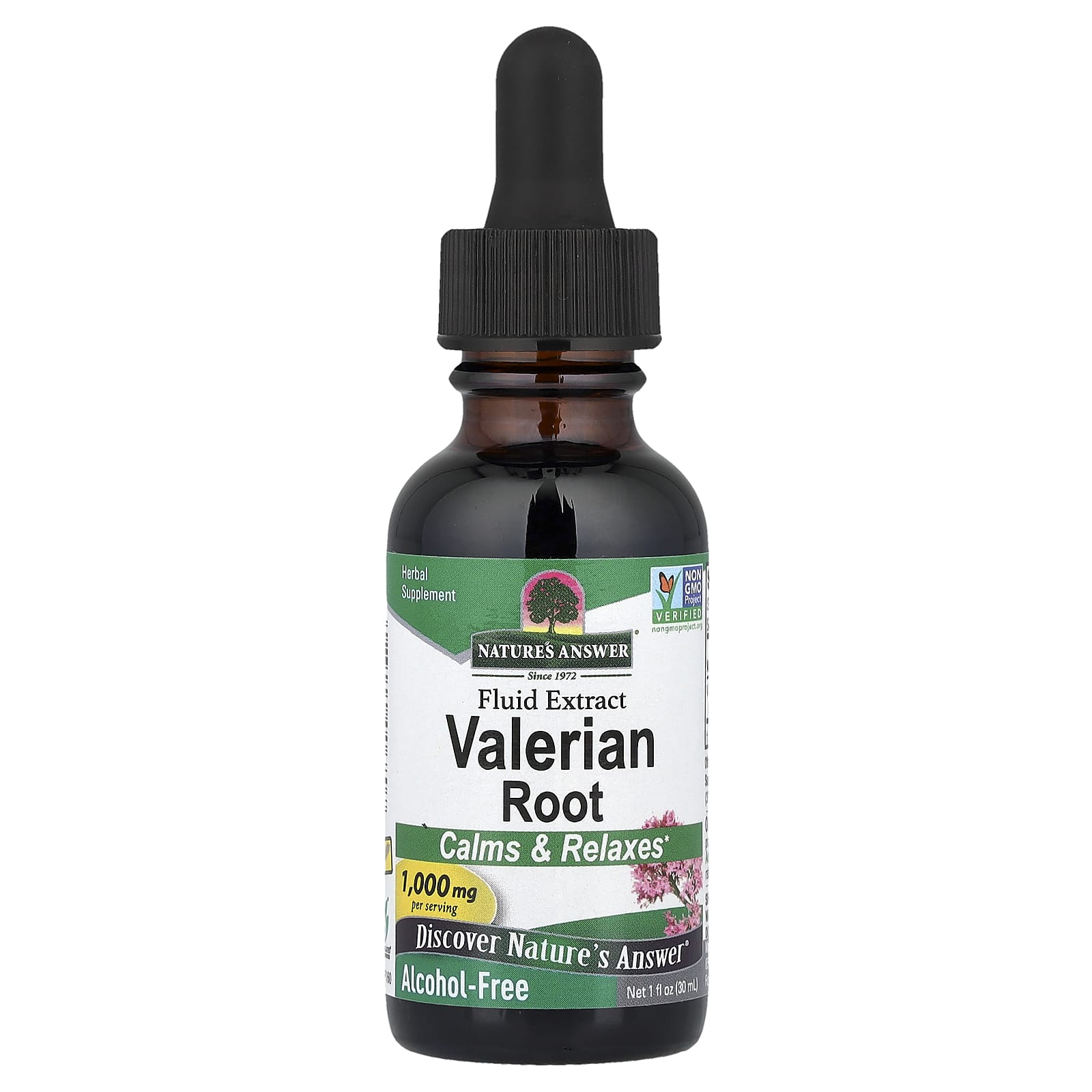 Nature's Answer Valerian Root, Fluid Extract, Alcohol Free – 30 ml — Tunisie
