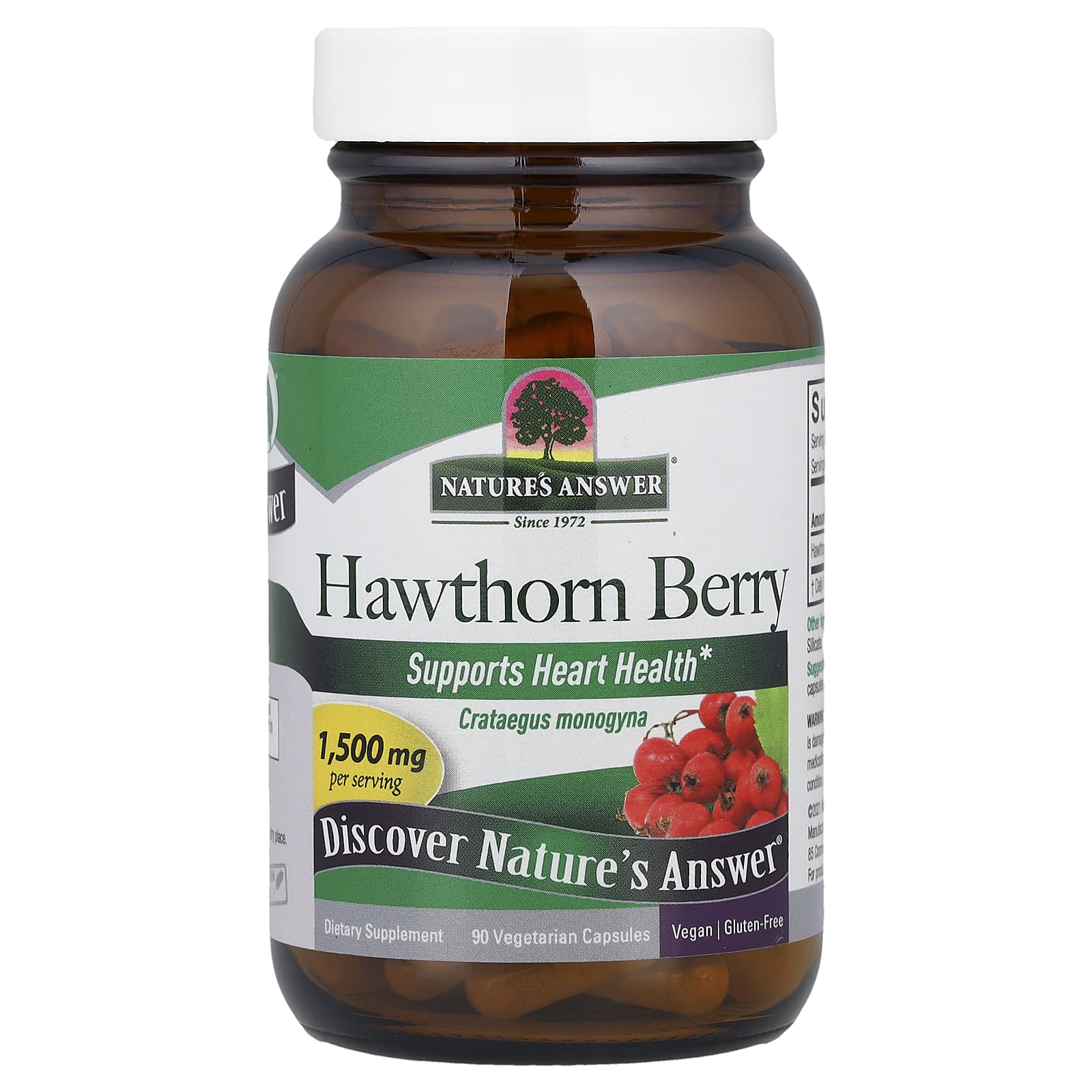 Nature's Answer Hawthorn Berry – Hawthorn Berry – 90 gélules végétales — Tunisie