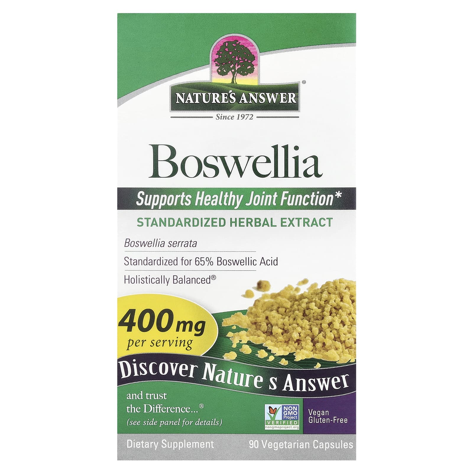 Nature's Answer Boswellia – 90 gélules végétales — Tunisie
