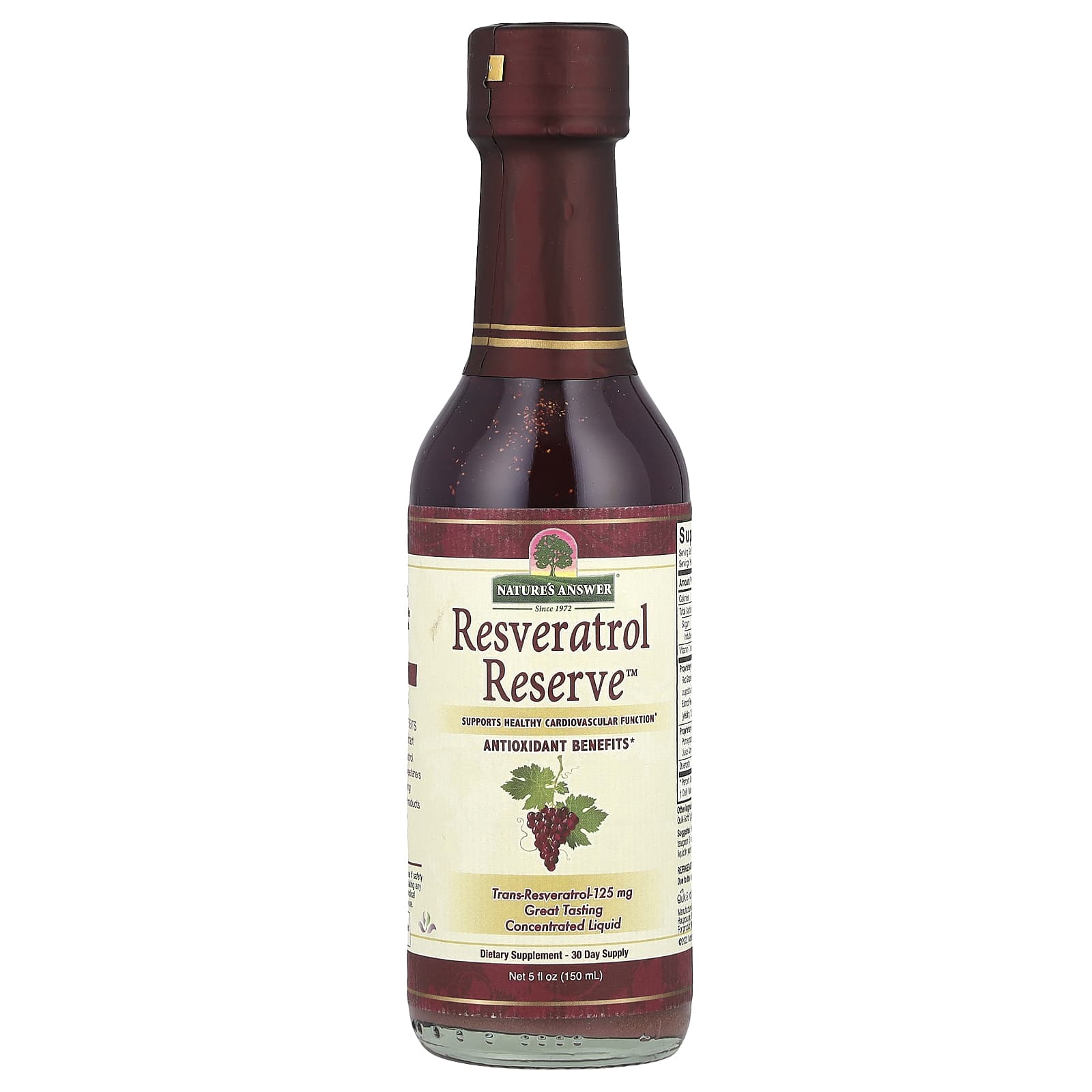 Nature's Answer Resveratrol Reserve – 150 ml — Tunisie