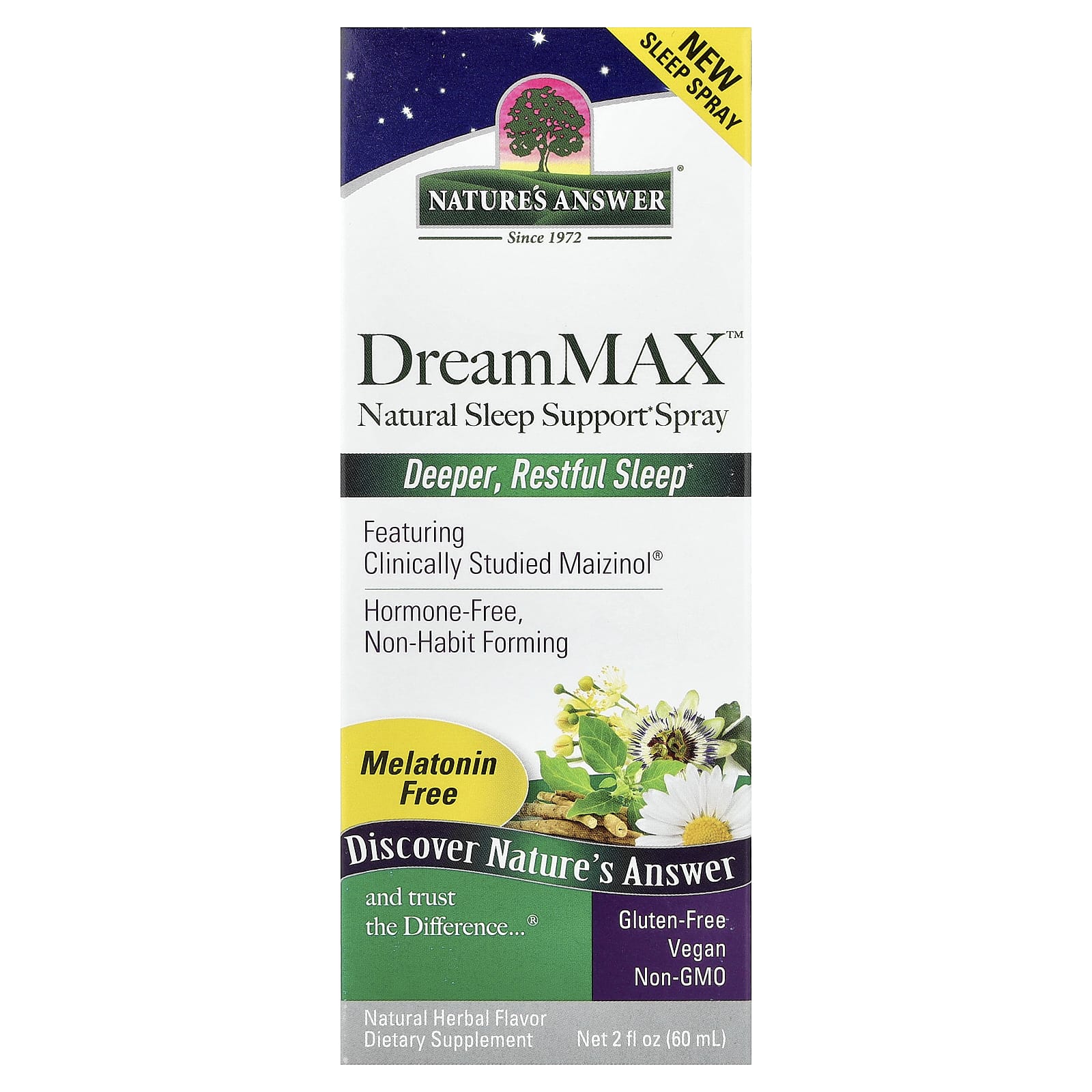 Nature's Answer DreamMAX, Sleep Spray – 60 ml — Tunisie