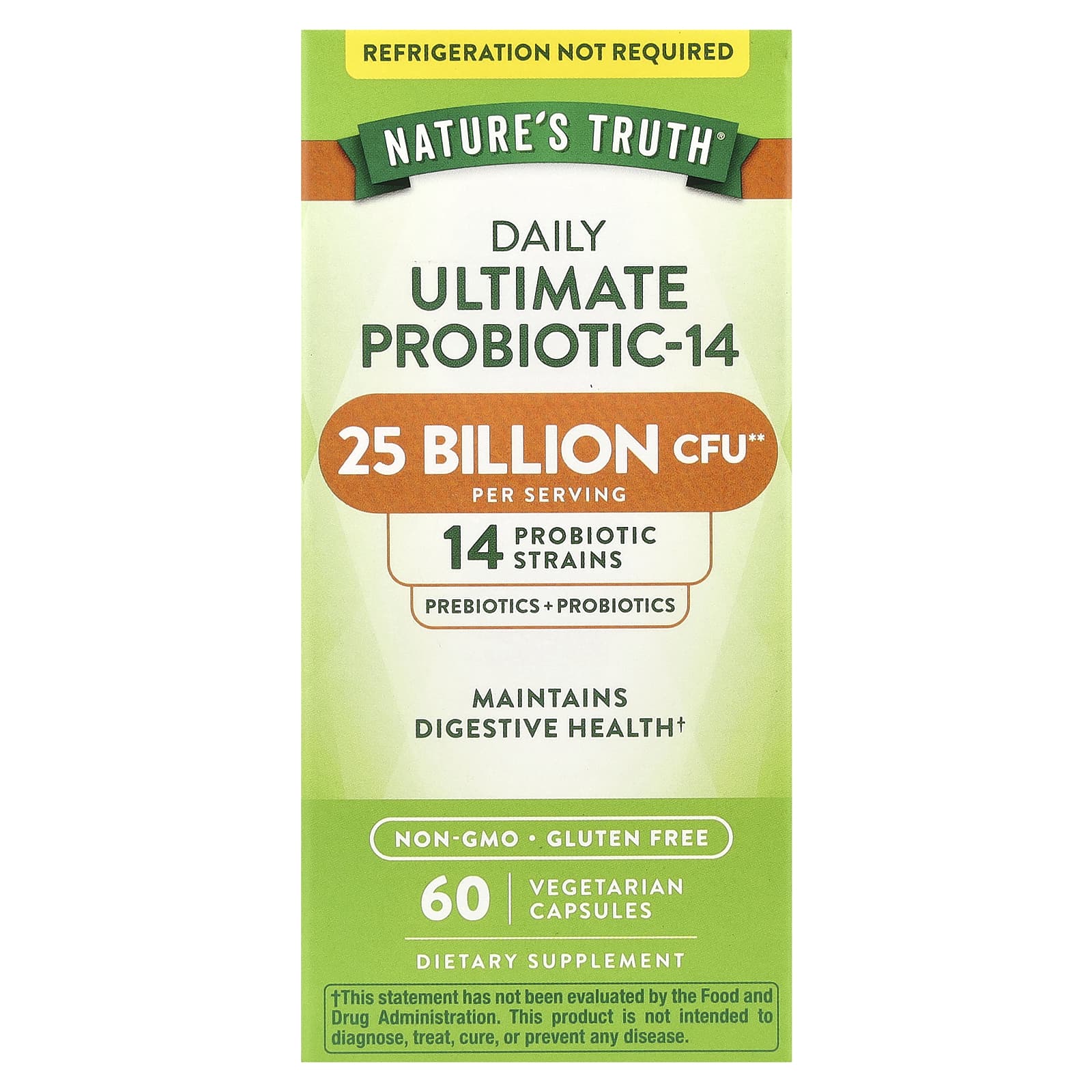 Nature's Truth Daily Ultimate Probiotic-14 – 60 gélules végétales — Tunisie