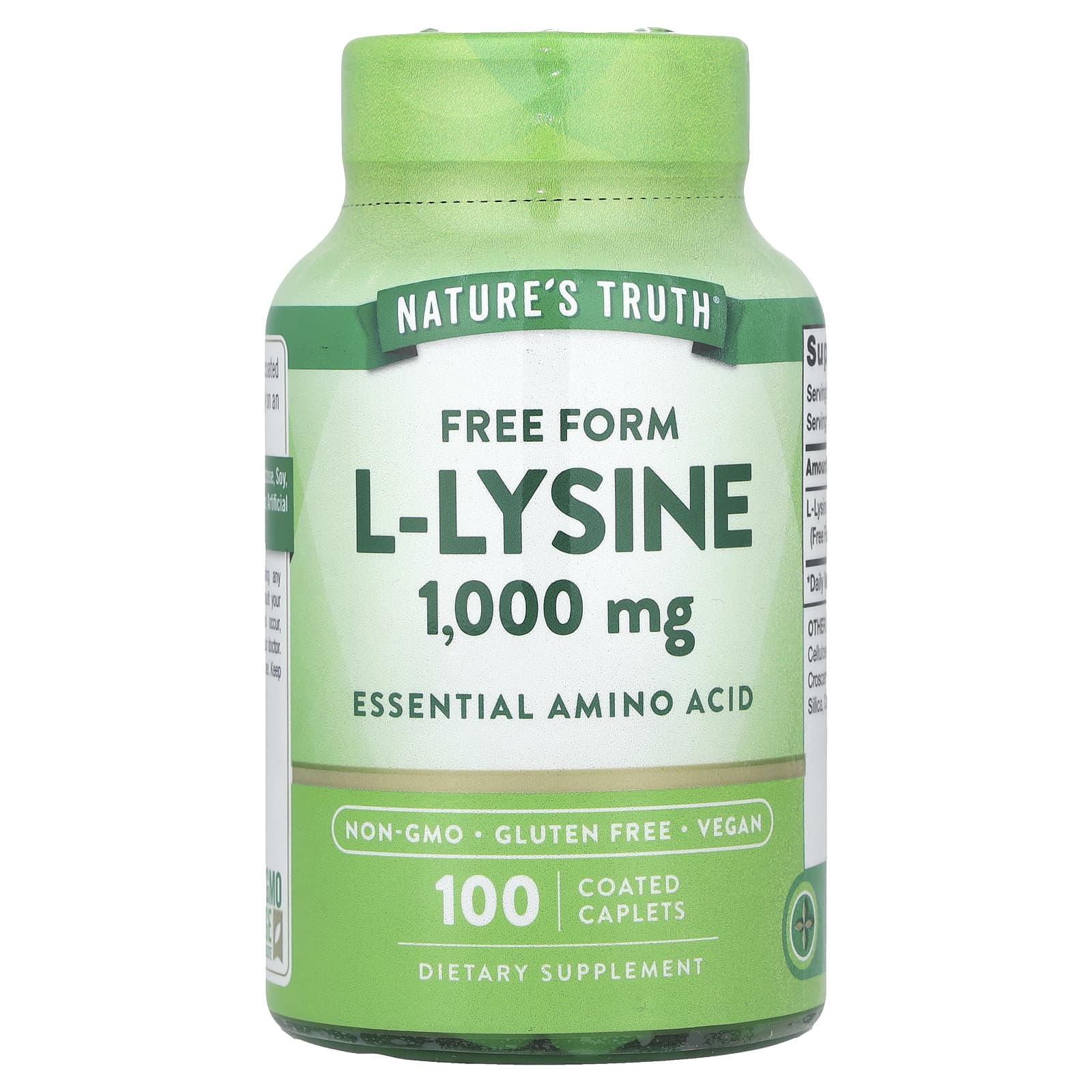 Nature's Truth L-Lysine – 1000 mg — Tunisie