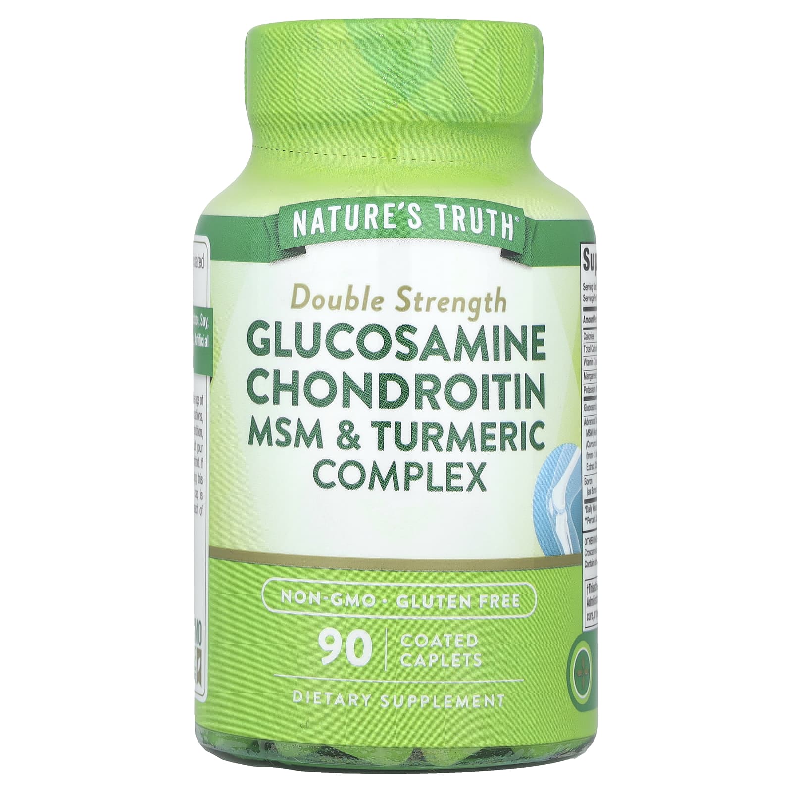 Nature's Truth Glucosamine Chondroitin MSM & Turmeric Complex, 90 Coated Caplets — Tunisie