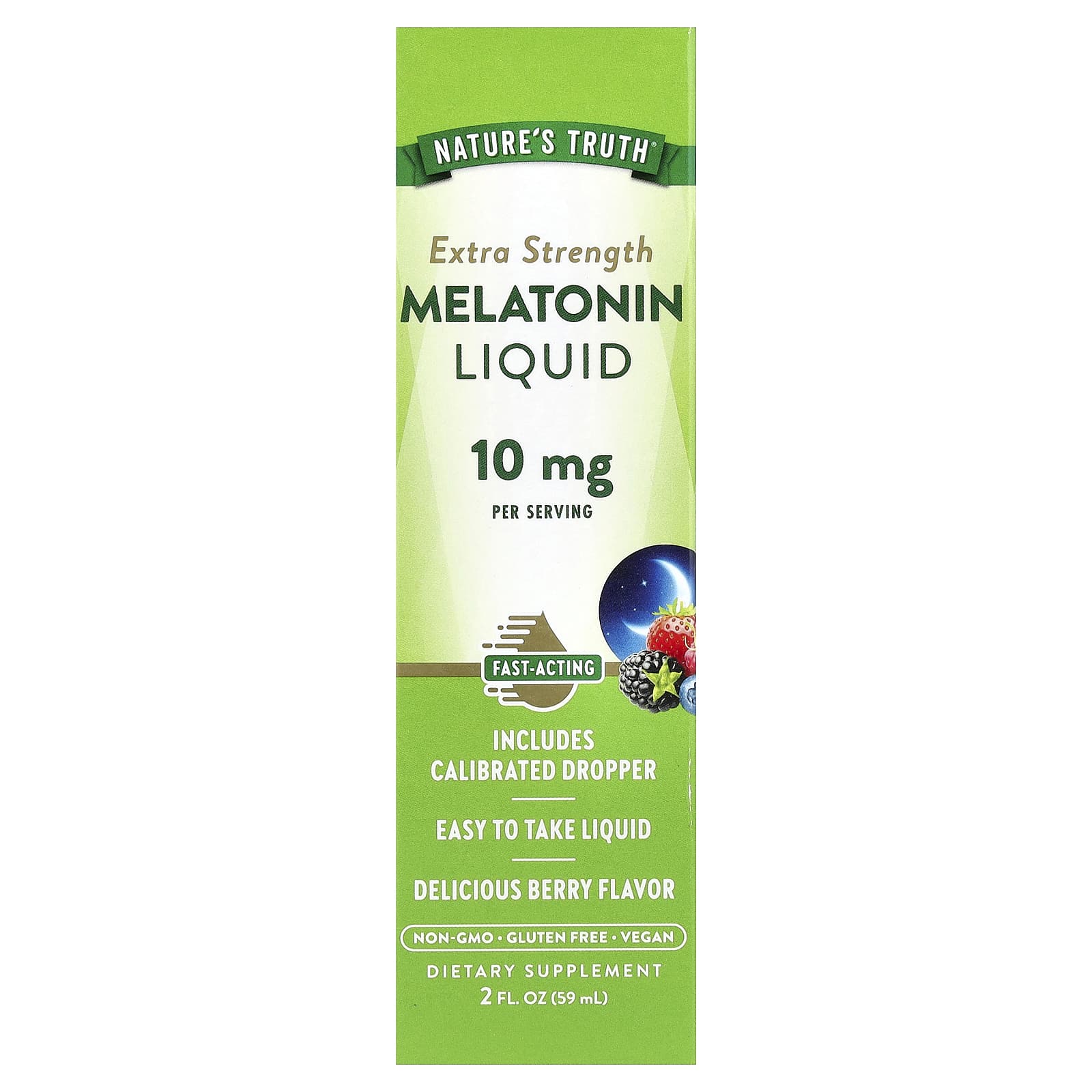 Nature's Truth Liquid Melatonin – Delicious Berry – 59 ml — Tunisie