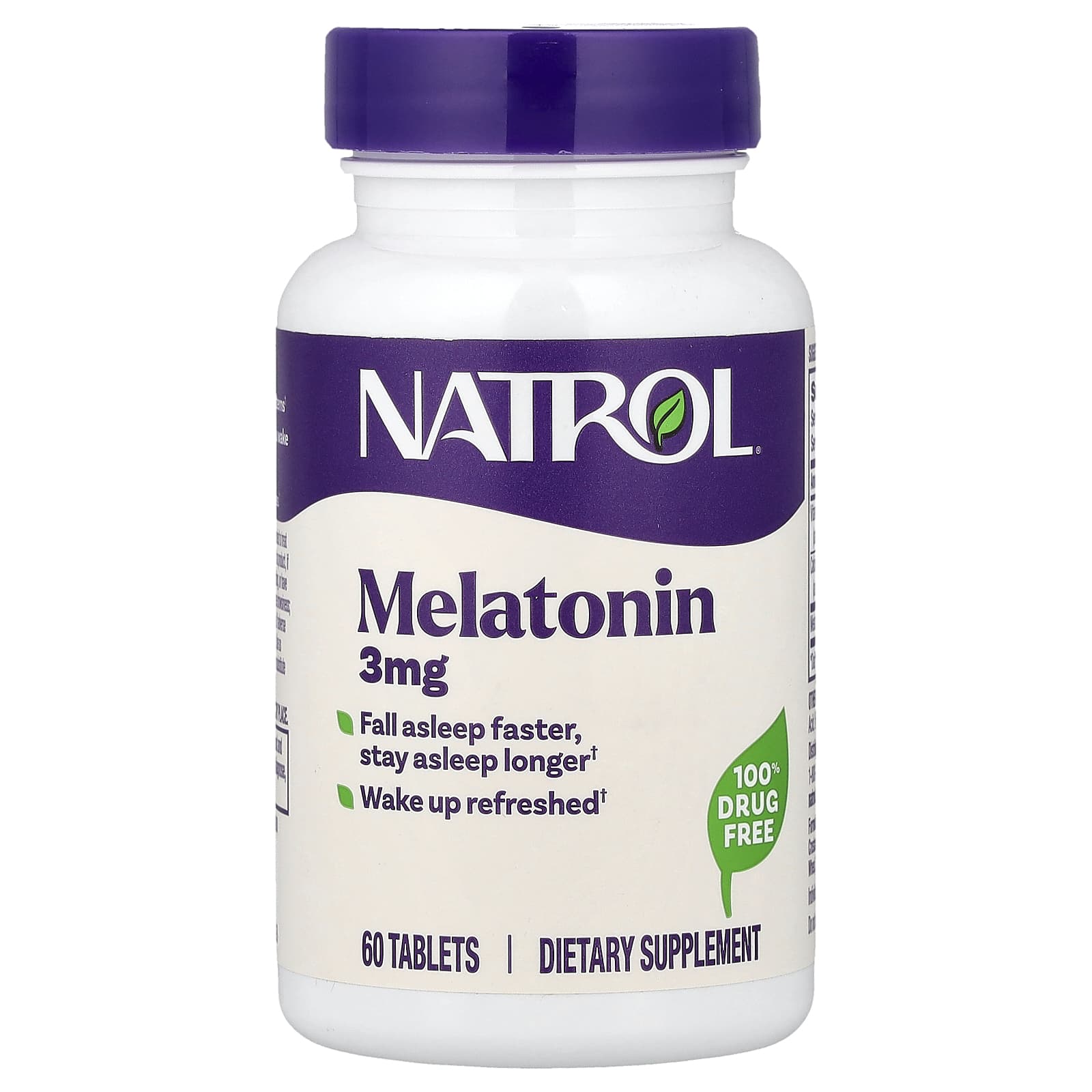 Natrol Melatonin – 3 mg – 60 comprimés — Tunisie
