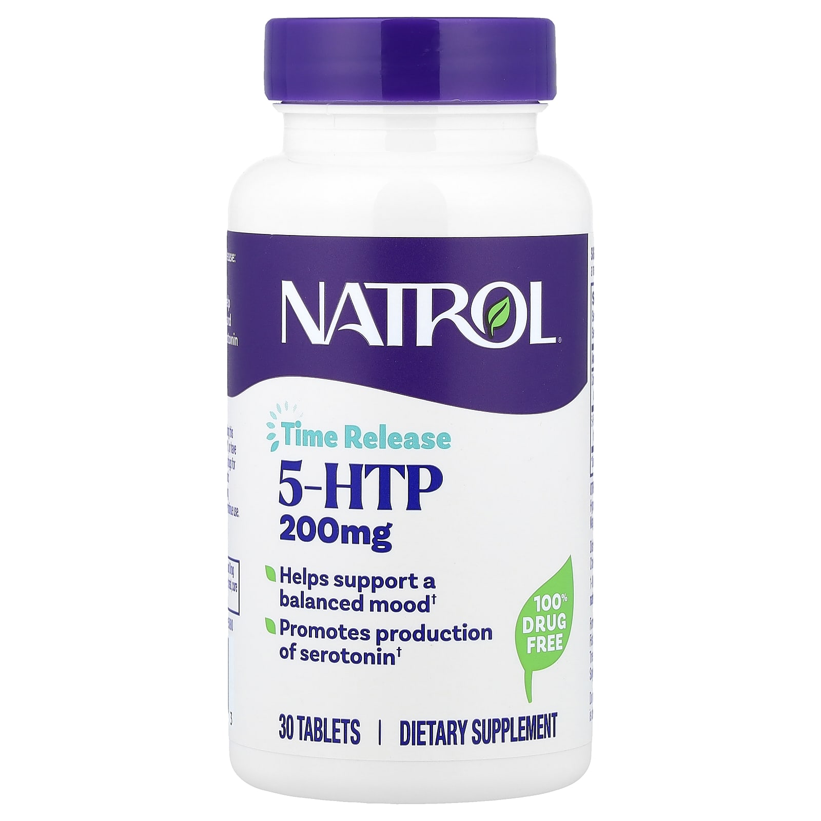 Natrol 5-HTP, Time Release – 30 comprimés — Tunisie