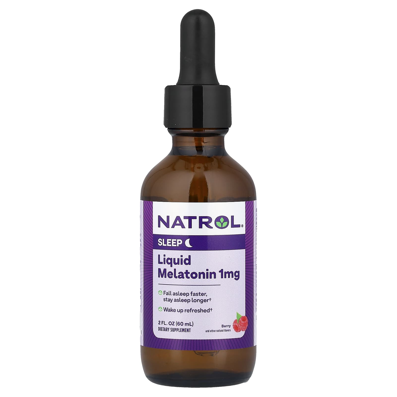 Natrol Liquid Melatonin – Berry – 60 ml — Tunisie