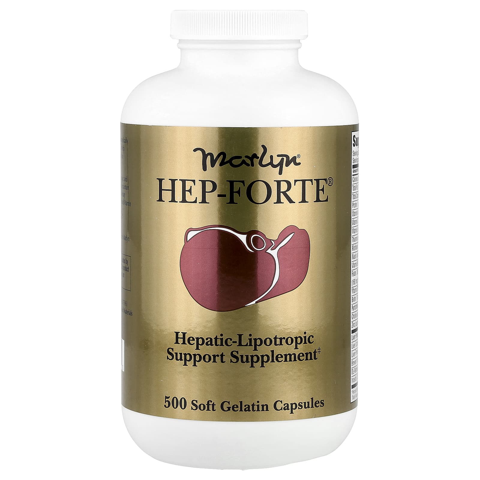 Naturally Vitamins Marlyn, Hep-Forte, 500 Soft Gelatin Capsules — Tunisie