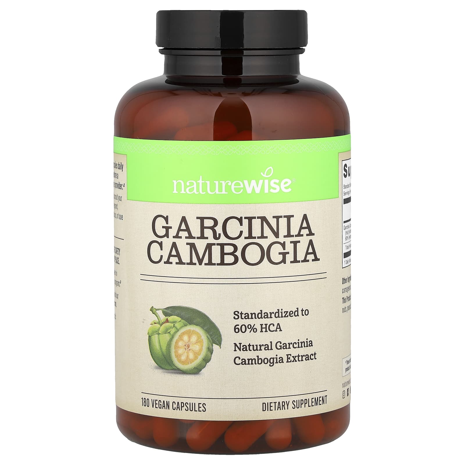 NatureWise Garcinia Cambogia – 180 gélules véganes — Tunisie