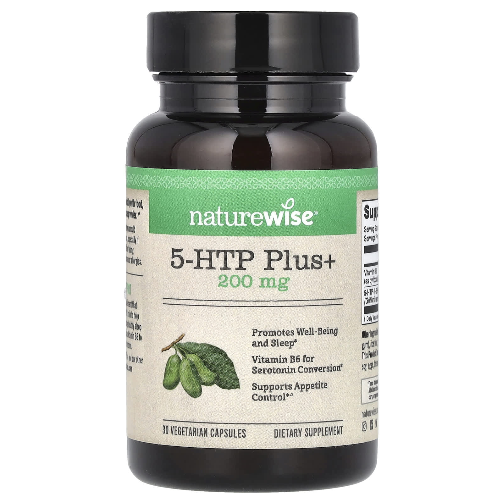 NatureWise 5-HTP Plus+ – 30 gélules végétales — Tunisie