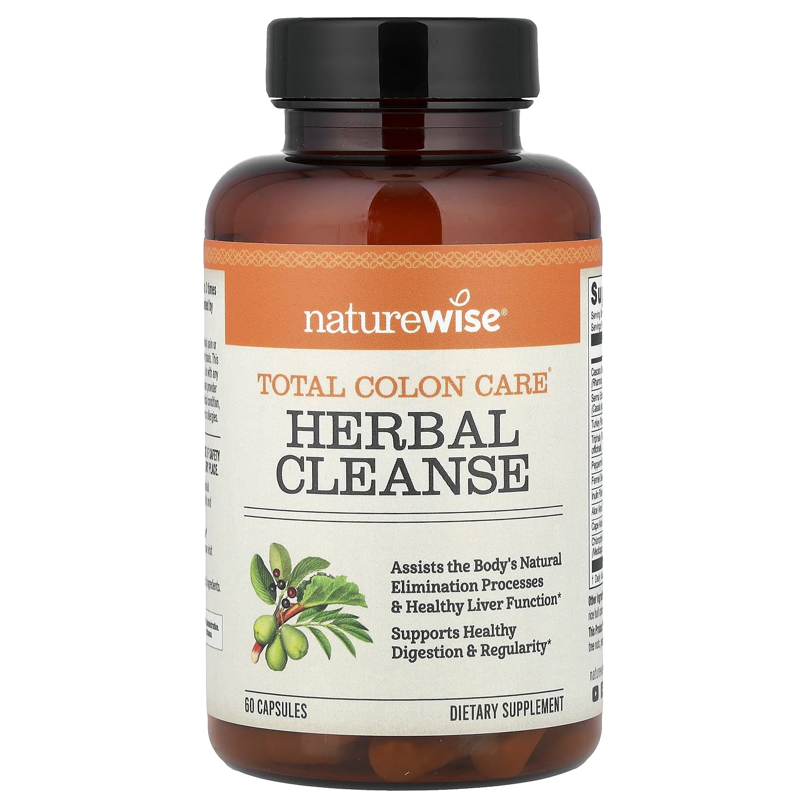 NatureWise Total Colon Care, Herbal Cleanse – 60 gélules — Tunisie