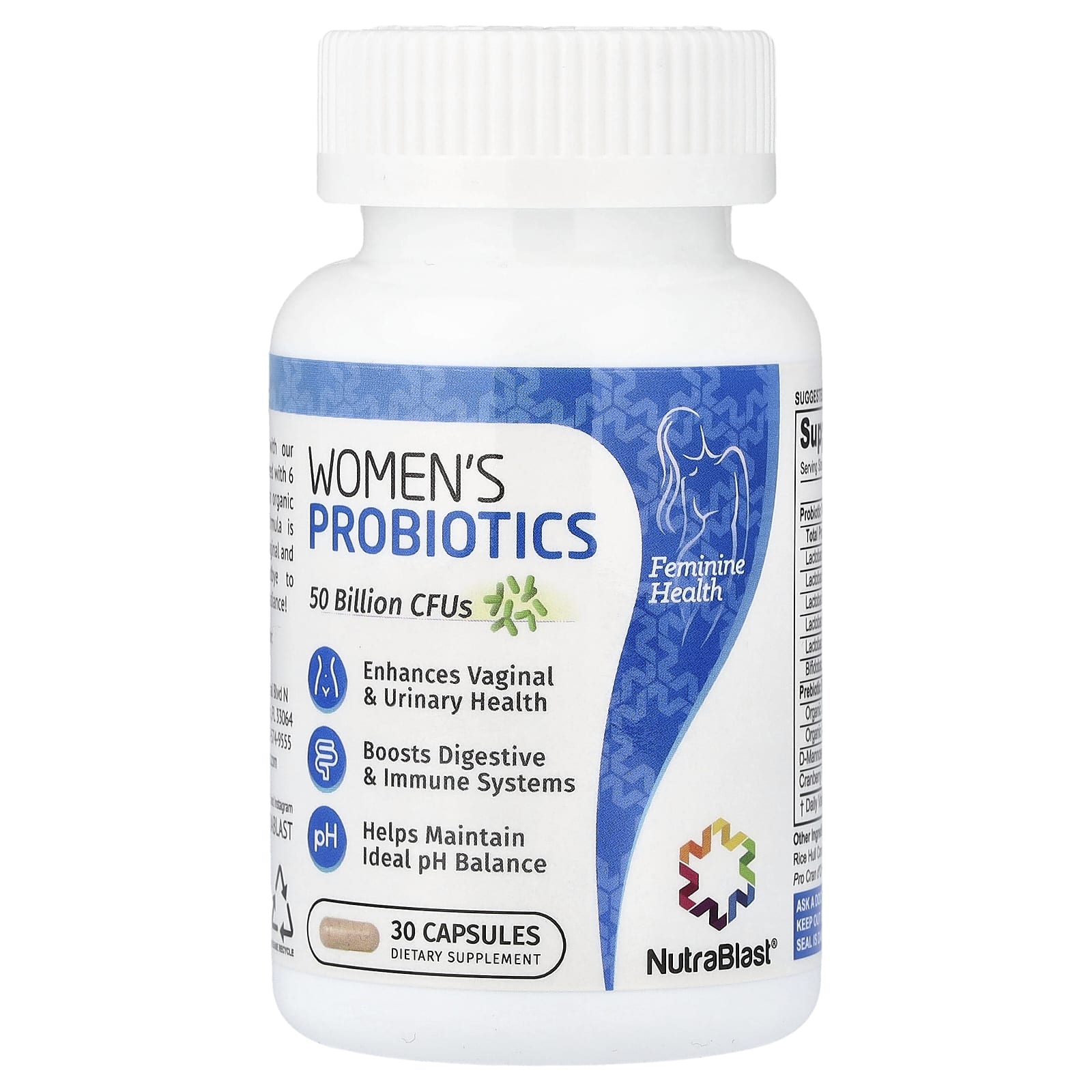 NutraBlast Women's Probiotics – 30 gélules — Tunisie