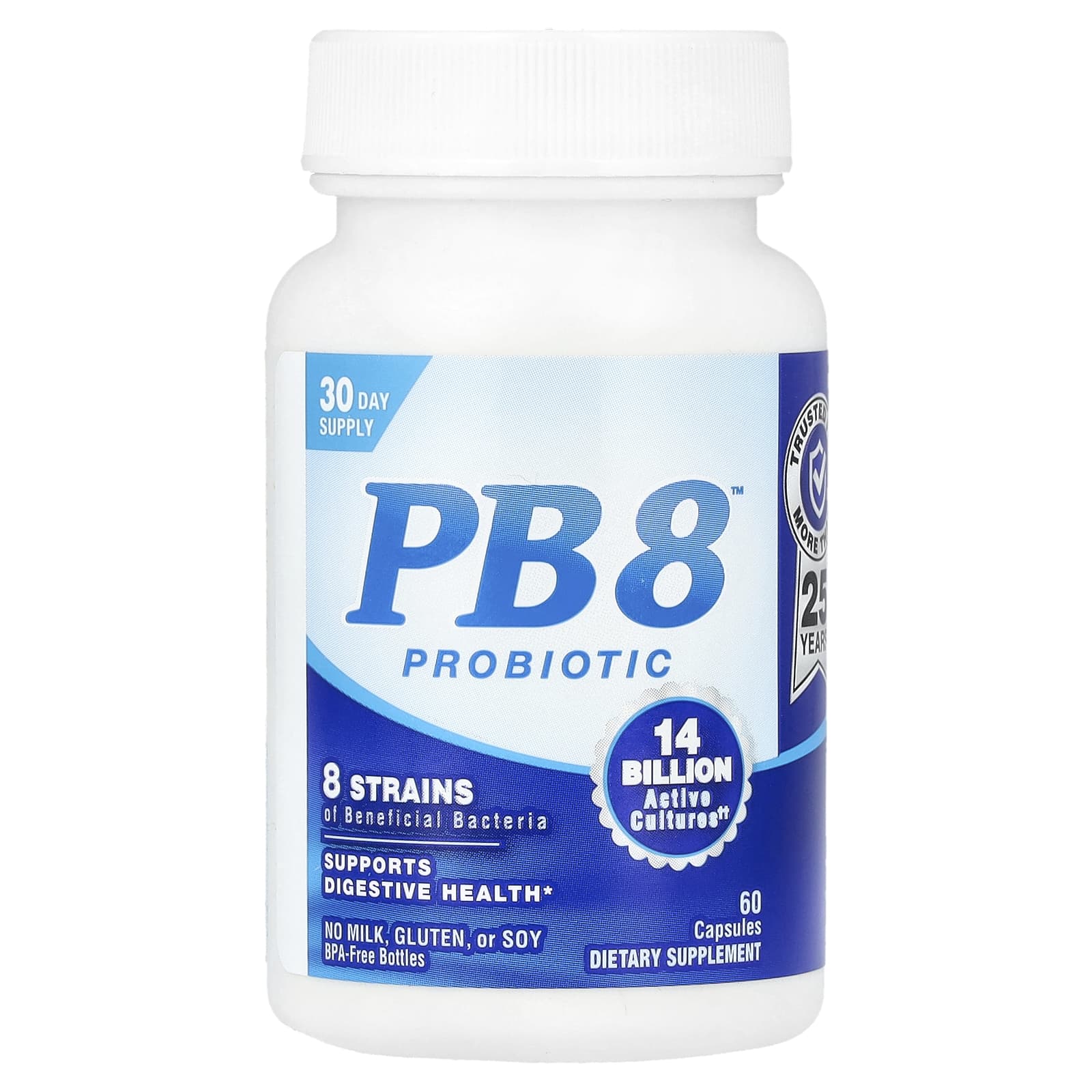 Nutrition Now PB 8, Probiotic – 60 gélules — Tunisie