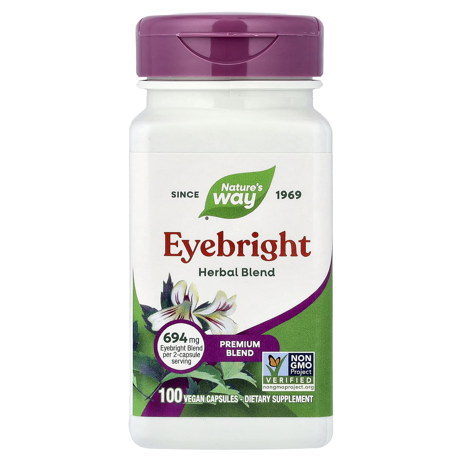 Nature's Way Eyebright, Herbal Blend – 100 gélules véganes — Tunisie