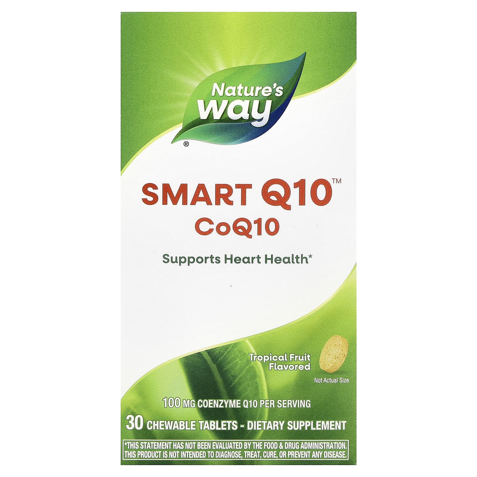 Nature's Way Smart Q10 CoQ10 – Tropical Fruit – 100 mg — Tunisie