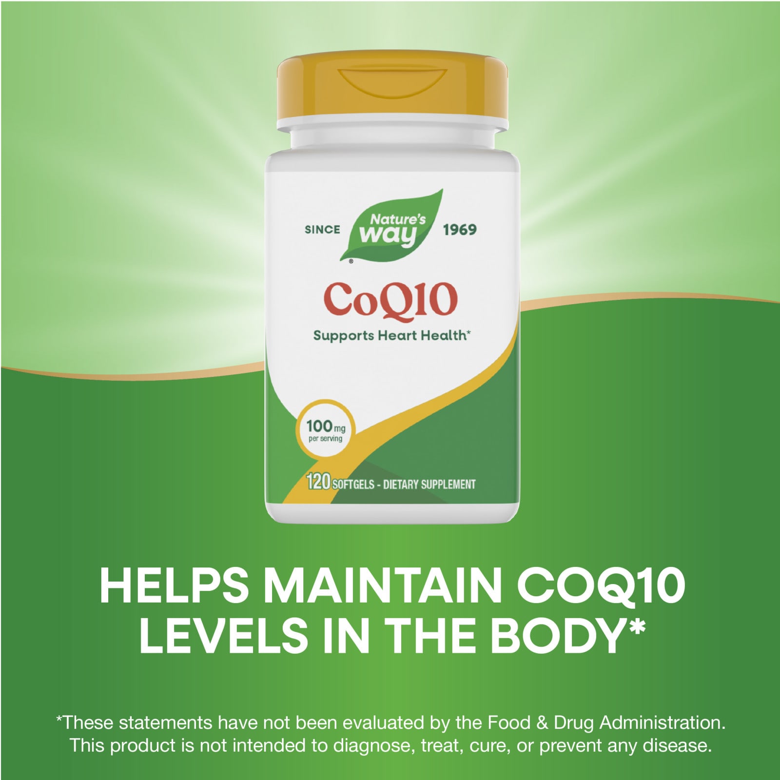 Nature's Way CoQ10 – 120 capsules molles — étiquette 3